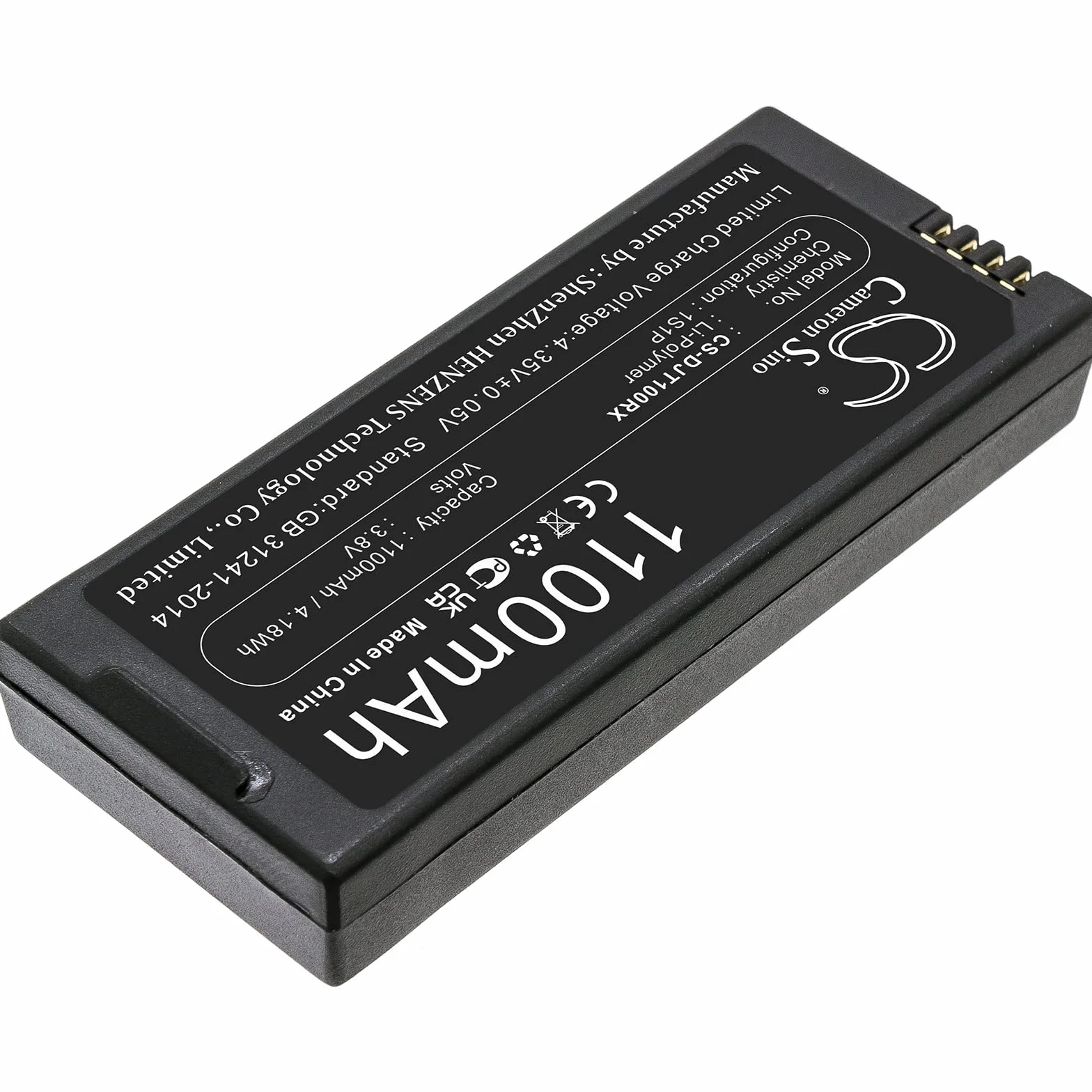 TECHTEK Batteria 1100mAh compatibile con [DJI] Tello sostituisce T01 FBA