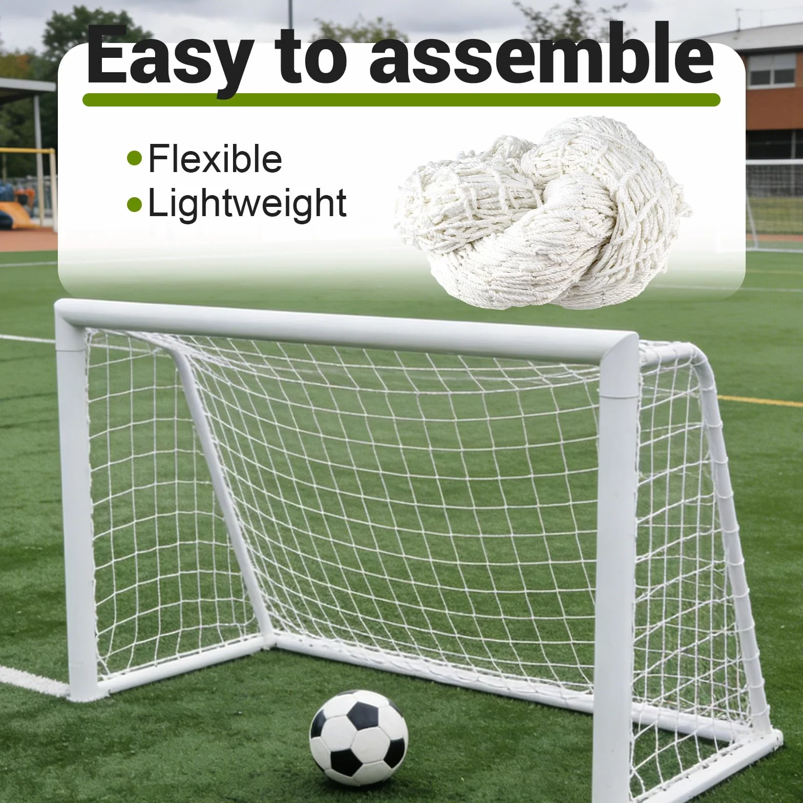 Rete per porta da calcio