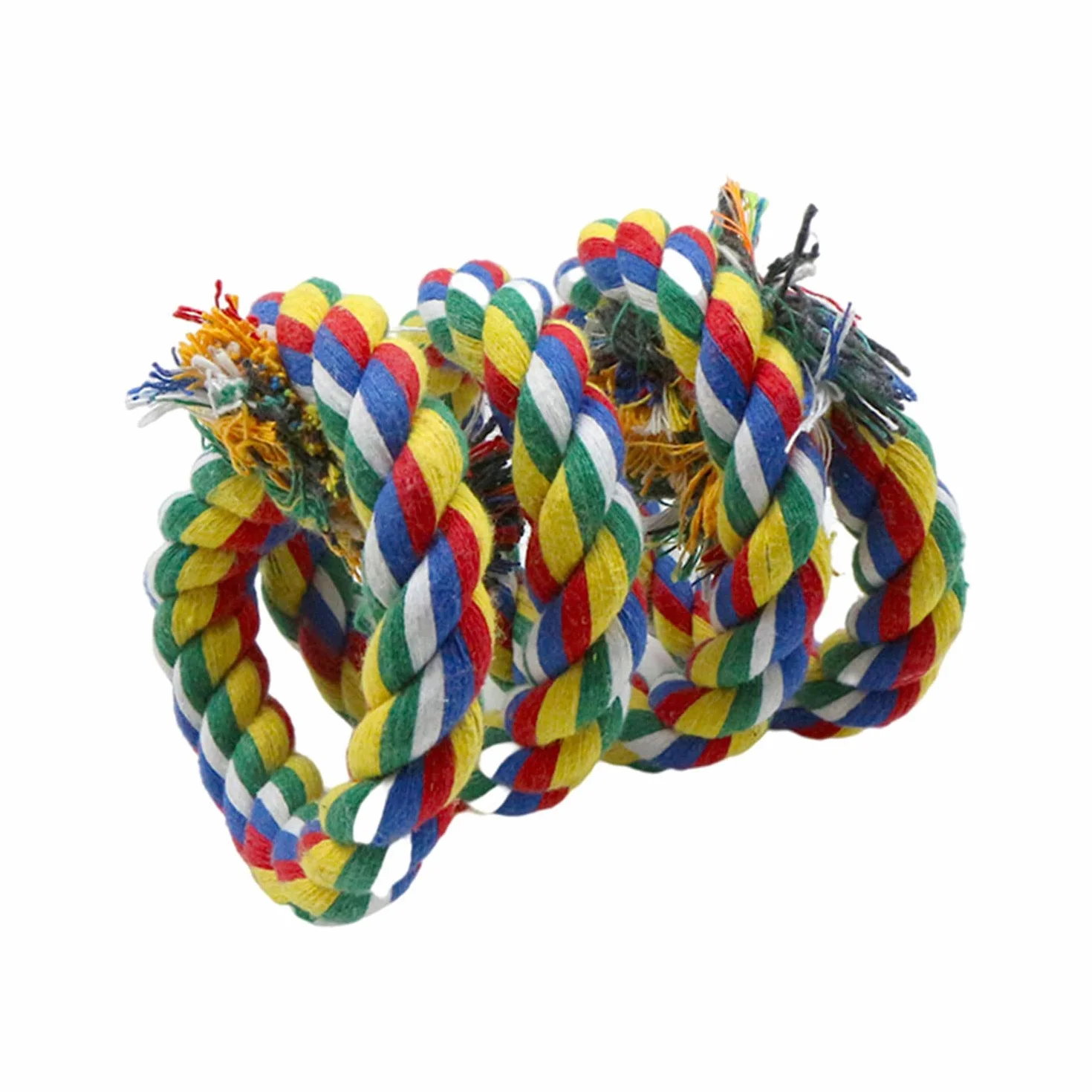 Corda per Uccelli Altalene Pappagalli - Corda di Cotone per Gabbia Uccello, con Campana, Colorato