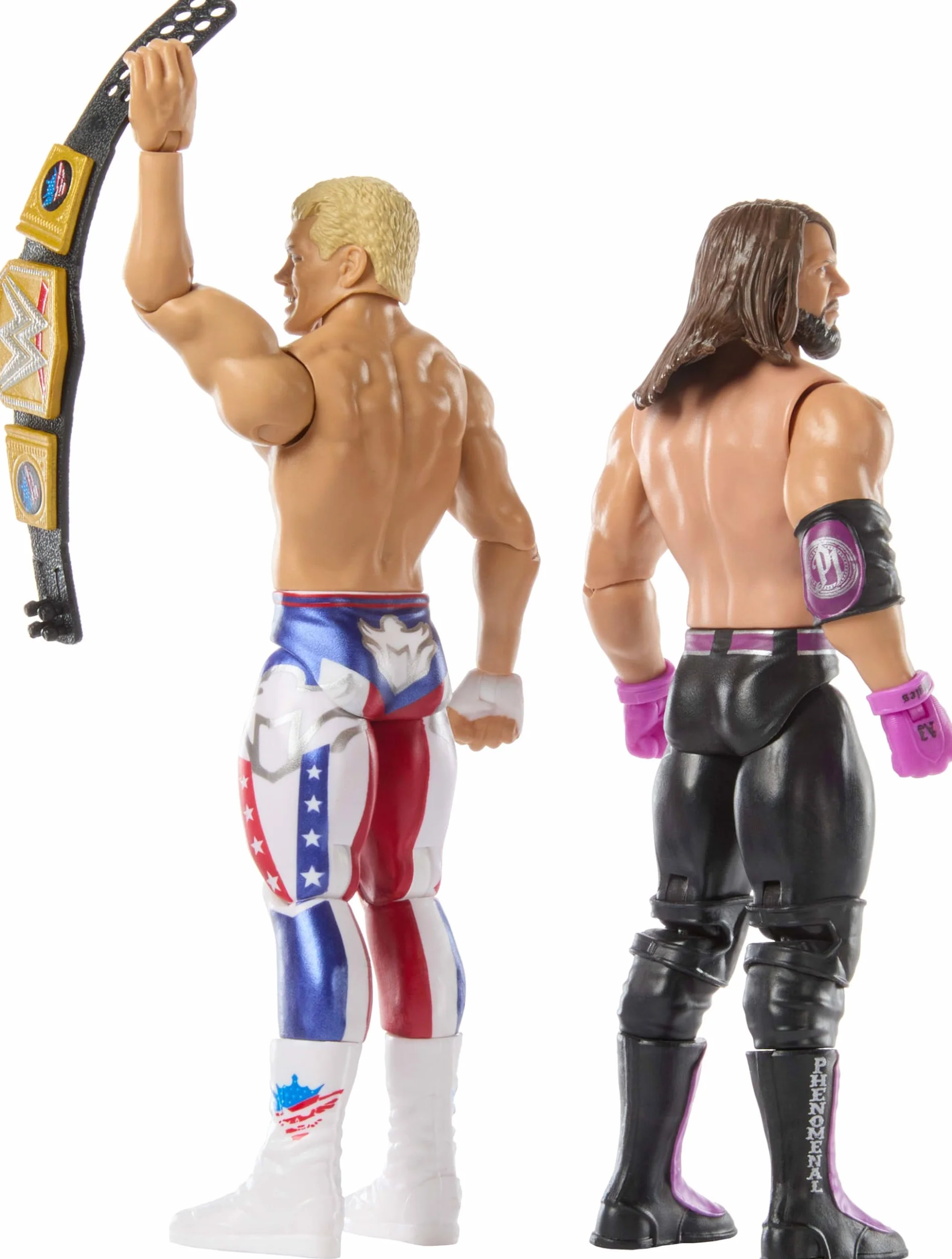 Mattel WWE Main Event Showdown 2-Pack Action Figure Series #22 Cody Rhodes vs AJ Styles 15,2 cm