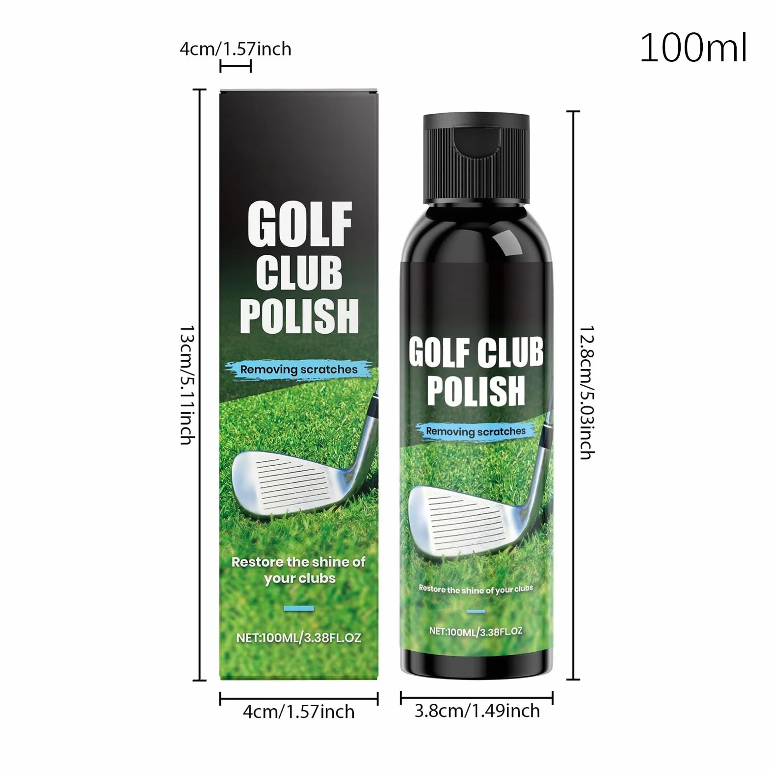 Teksome Lucido per Mazze da Golf 100ml Agente Lucidante Soluzione Manutenzione