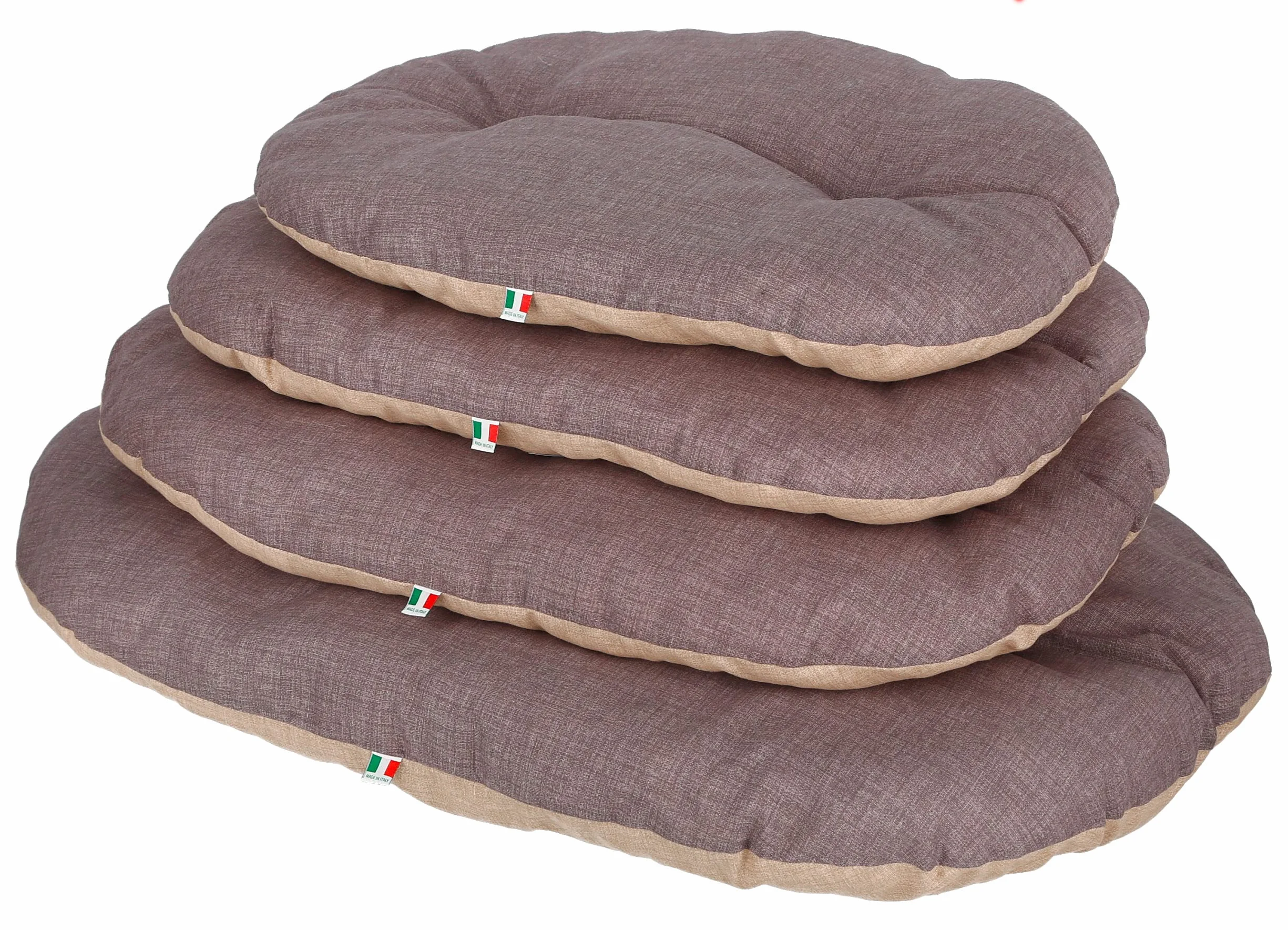Kerbl Pet Cuscino Loneta, marrone/grigio, 58 x 43 cm