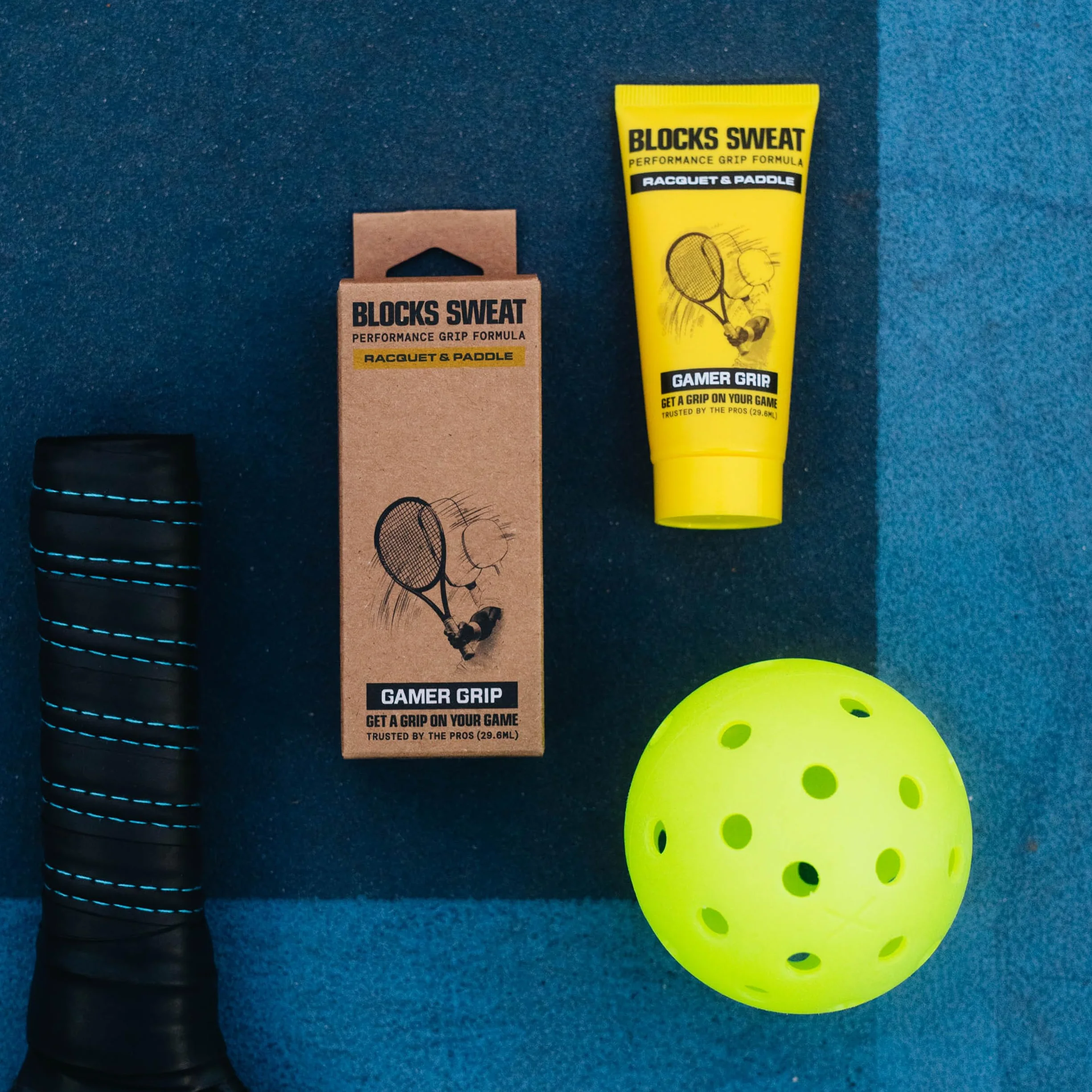 Gamer Grip Presa salda Crema mani antiscivolo Controllo sudore racchetta tennis golf ginnastica fitness alternativa gesso liquido Made in USA