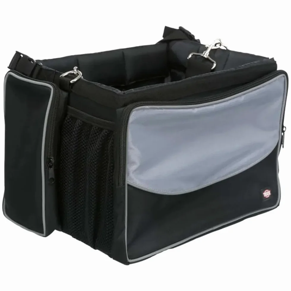 TRIXIE Bauletto anteriore per bicicletta, 41 x 26 x 26 cm, nero/grigio, 2,82 kg