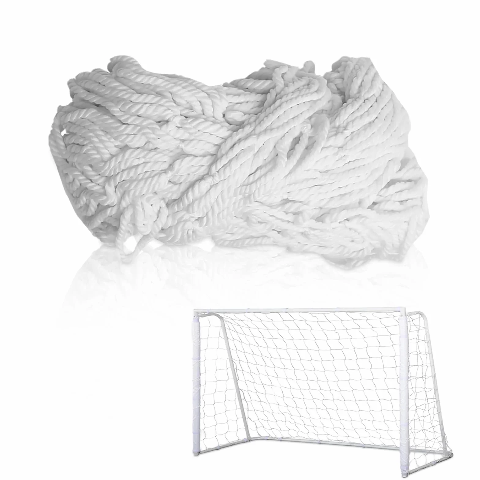 Rete per porte da calcio, Reti per porte di ricambio per calcio Rete per porte da calcio sportive Rete per porte da calcio a grandezza naturale per allenamenti di partite sportive