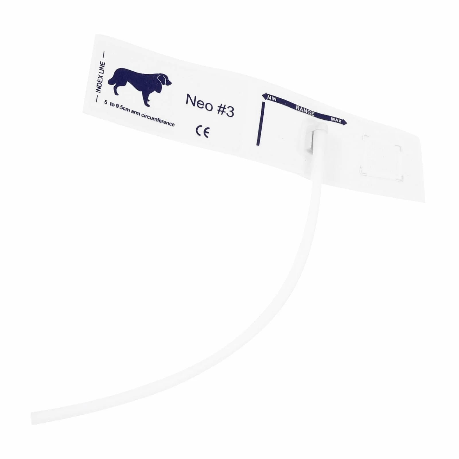 INOOMP Misuratore Pressione Braccio Bracciale Morbida in Tessuto Non Tessuto Circonferenze 5-9,5cm