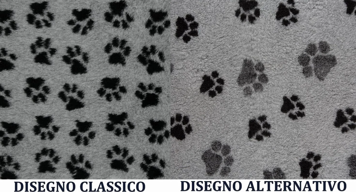 VetBedding Non Slip Originale Tappeto per Cani e Gatti Incontinenti, Anziani, Malati Termoisolante, Filtra i Liquidi, Mantiene Il Pelo Asciutto (75x50 cm, Grigio)