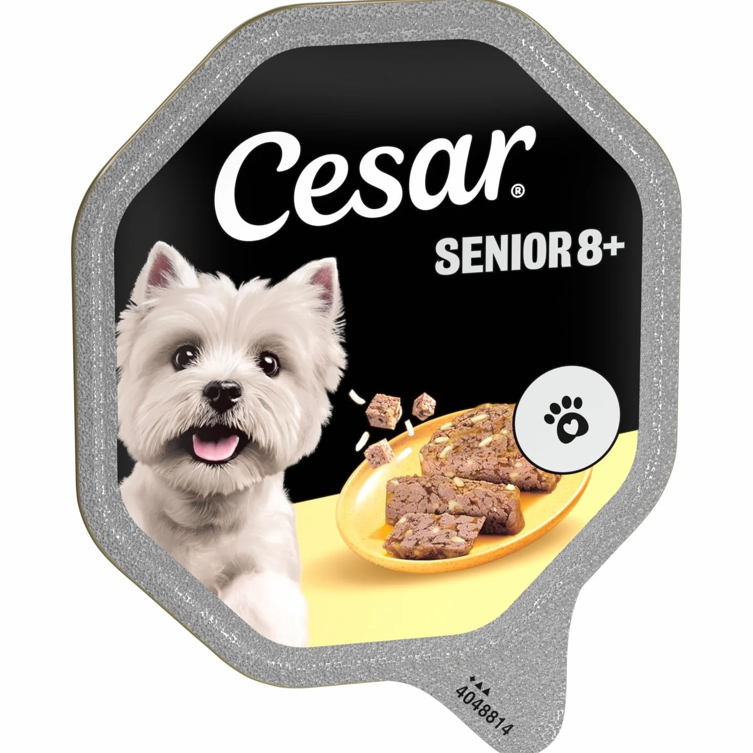 Cesar Senior 10+ Cibo per Cane con Pollo e Riso, 150 g, 14 Vaschette