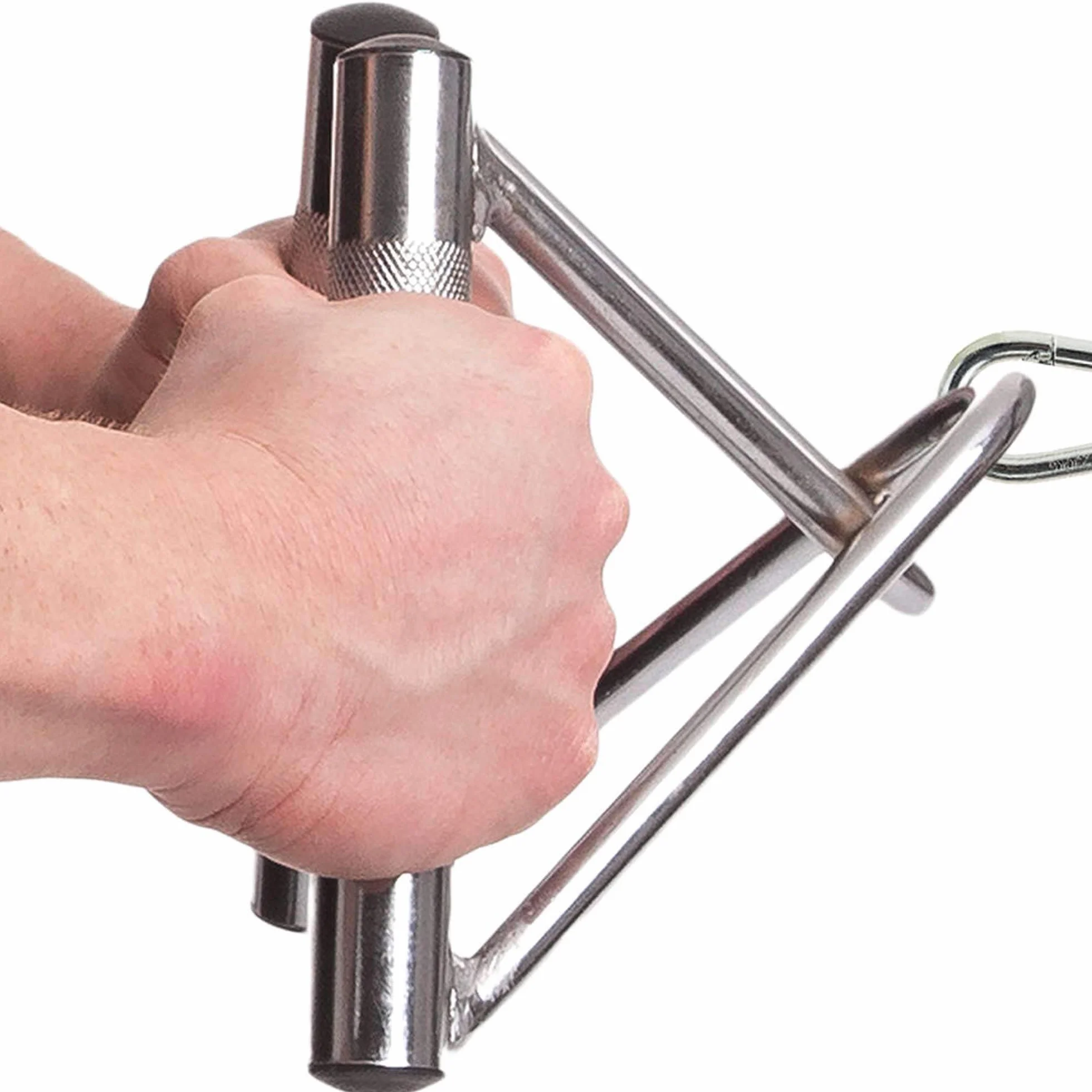 C.P.Sports Impugnatura a Triangolo con Moschettone per Bodybuilding Strength Training
