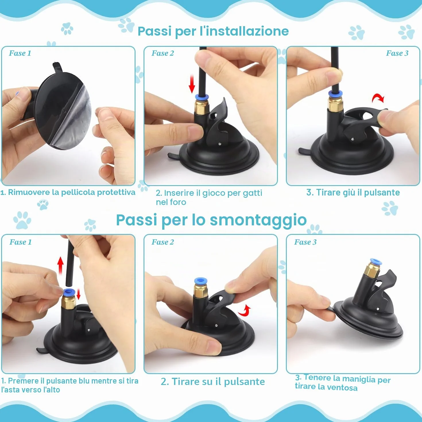 Set di 39 giocattoli interattivi per gatti e conigli, tunnel di gioco pieghevole a 3 vie, ventosa rotonda, accessori per attività