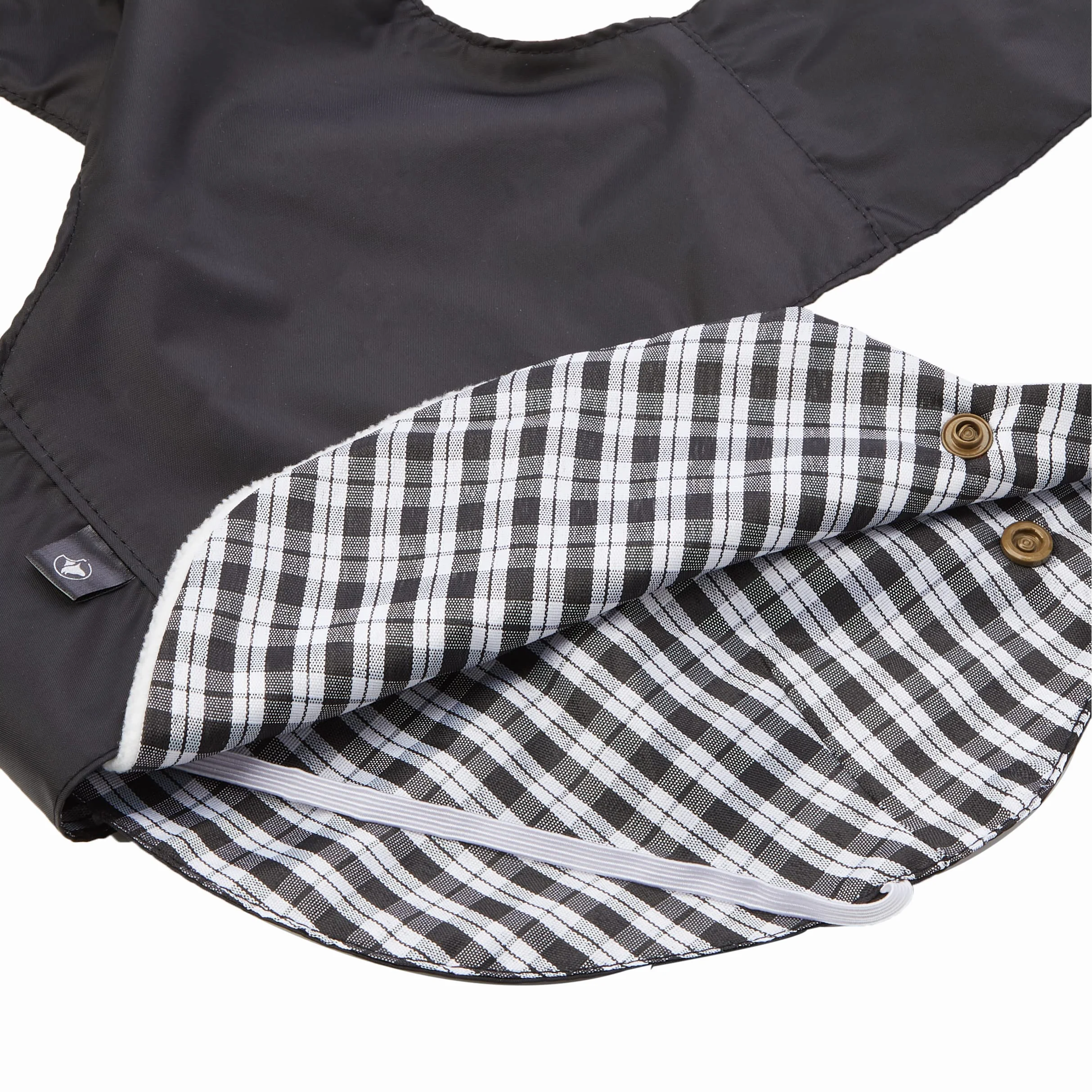Croci Cappotto Impermeabile per Cani Montreal Nero, Cm 40, Pile Poliestere