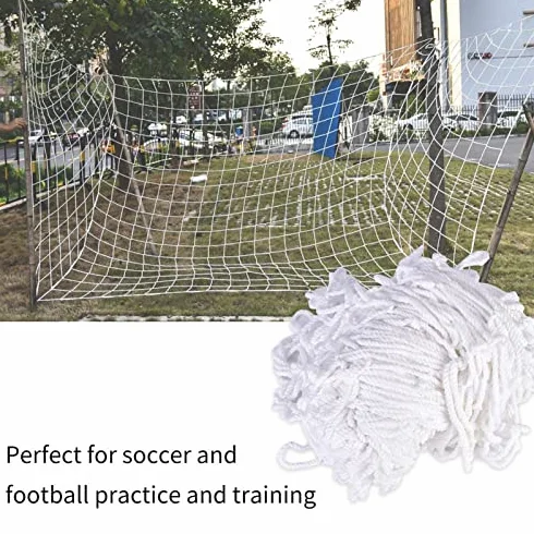 Rete da Calcio in Fibra di Polipropilene 4x2 + 3x2 m - Attrezzature per Allenamento Sport e Giochi