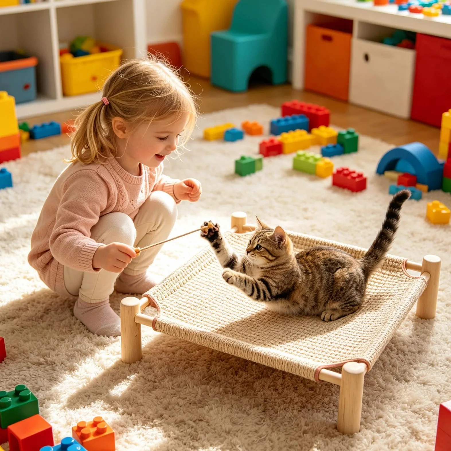 Cuccia per gatti resistente ai morsi, facile da pulire, resistente all'umidità | Cuccia per animali domestici per cuccioli, gattini, animali, soggiorno, camera da letto, balcone, cortile, cortile