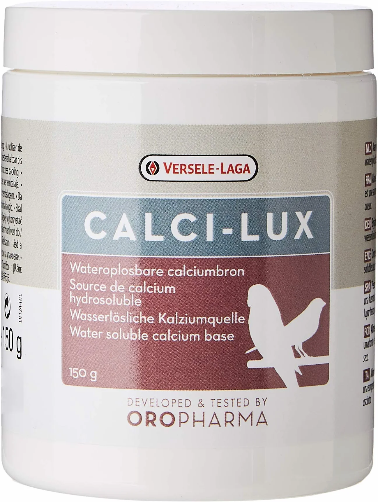 Oropharma Calci-Lux 150gr - Calcio in polvere solubile per uccelli