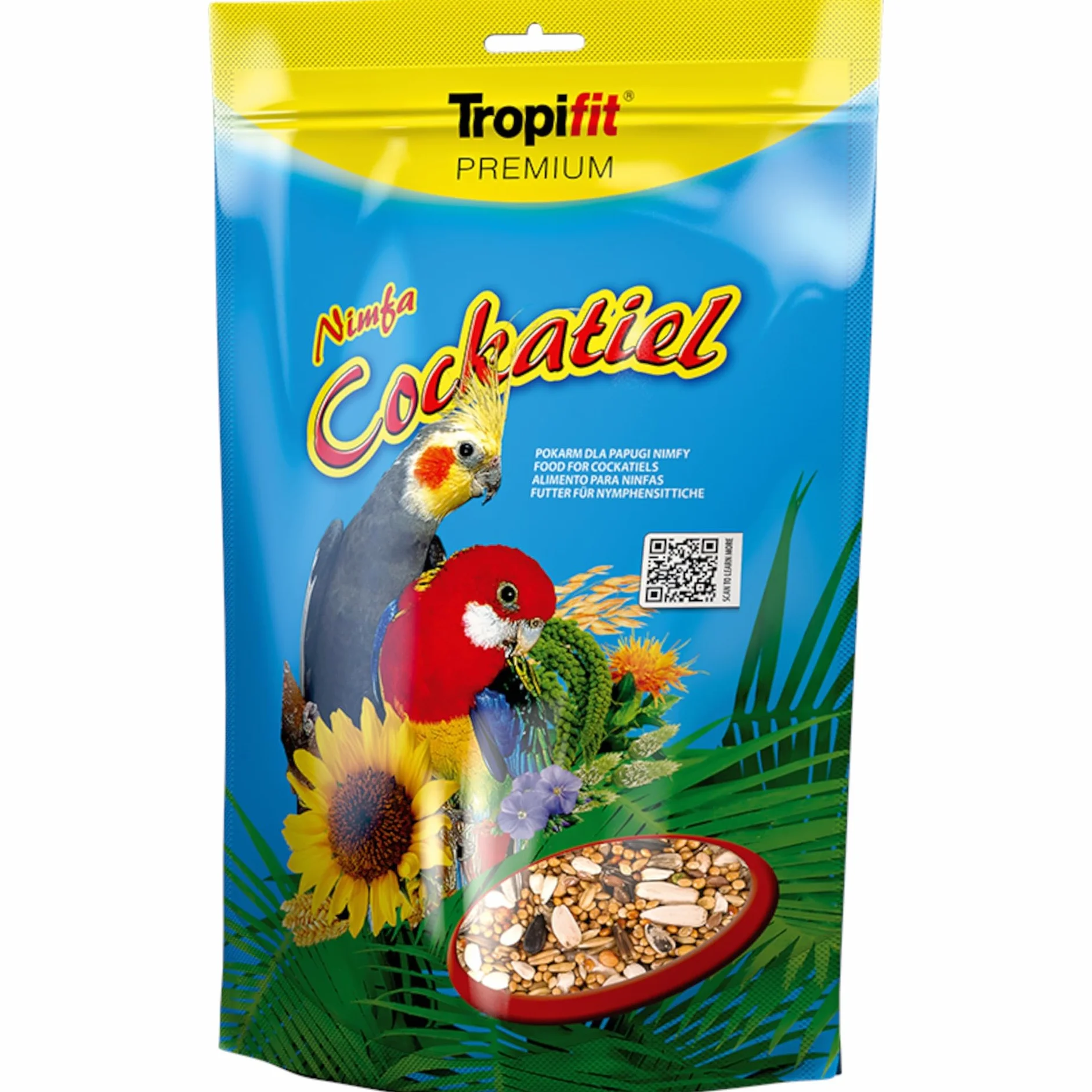 COCKATIEL 700g Misto di granaglie e semi per cacatuidi e pappagalli