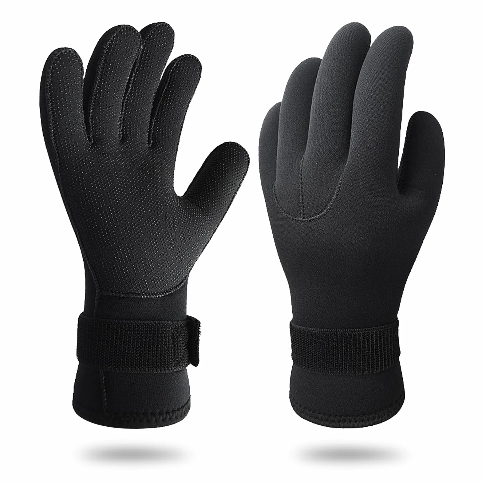 Guanti Da Immersione in Neoprene, Guanti Muta Sub 3mm, Guanti Termici Impermeabili Uomo Donna Nero, Guanti da Pesca Subacquea, Guanti da Snorkeling