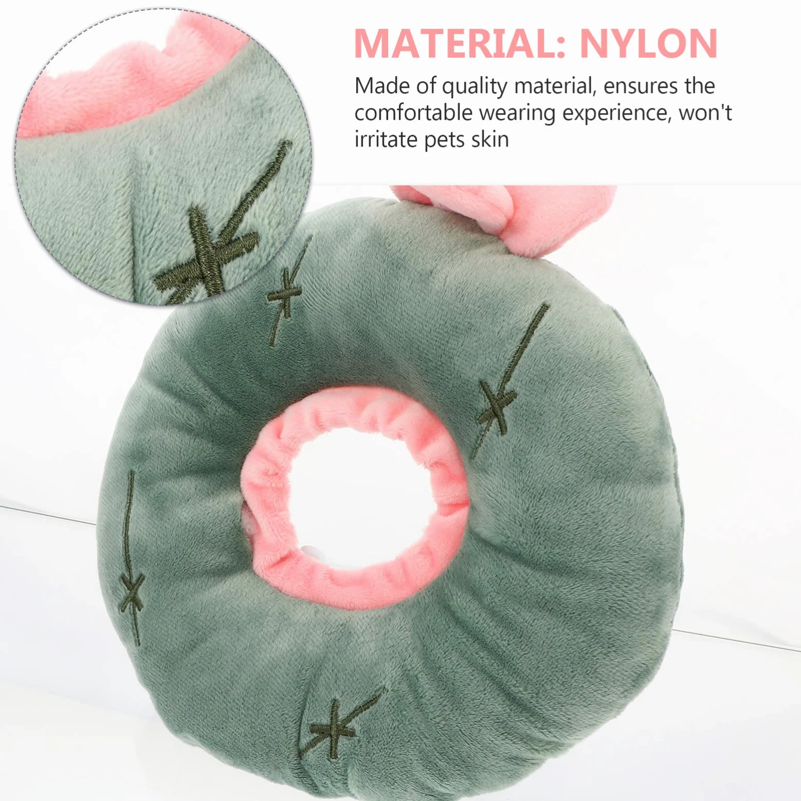 Mipcase 3pezzi Collare Elizabethano Regolabile Per Protezione Per Ferite Guarigione Della Cute Comfort e
