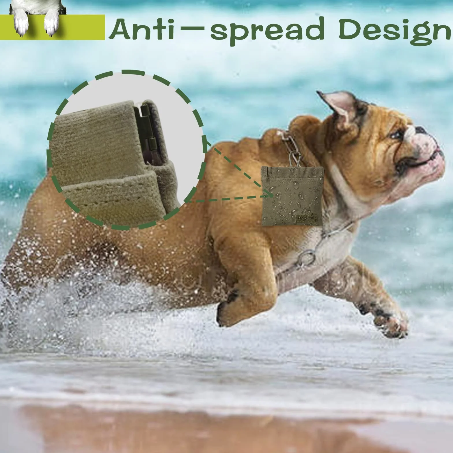 Sheryl&Rain Porta Premietti per Cani, Borsa Addestramento Cane,Piccoli Porta Sacchetti Cane, Snack Porta Crocchette per Cani Addestramento Sacchetto per Gatti Adatto all'Uso Esterno