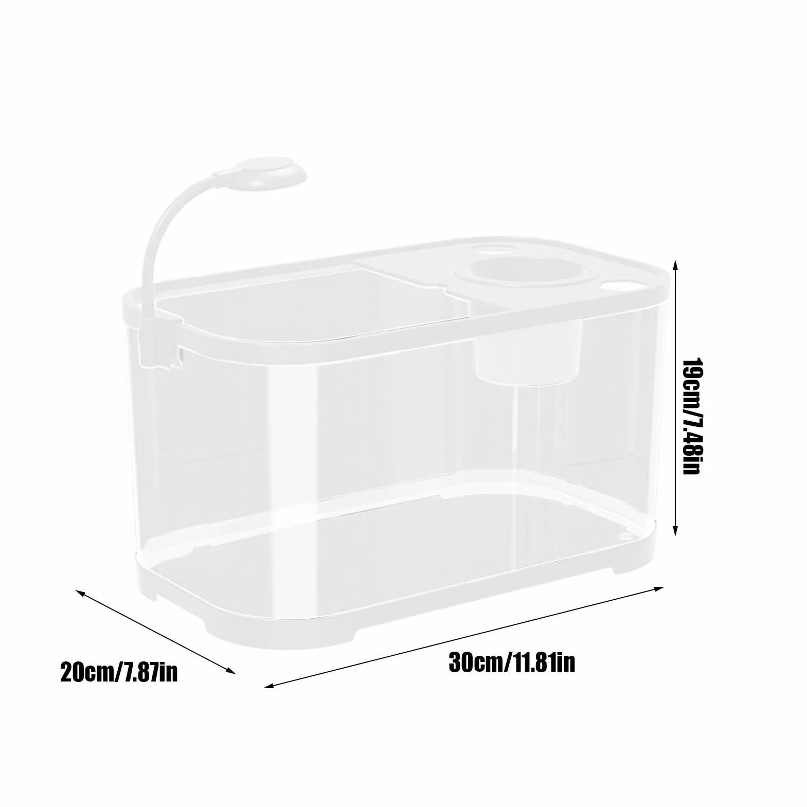 Kit Per Principianti Di Acquari ABS Decorazioni Per Tartarughe Terrestri Rane
