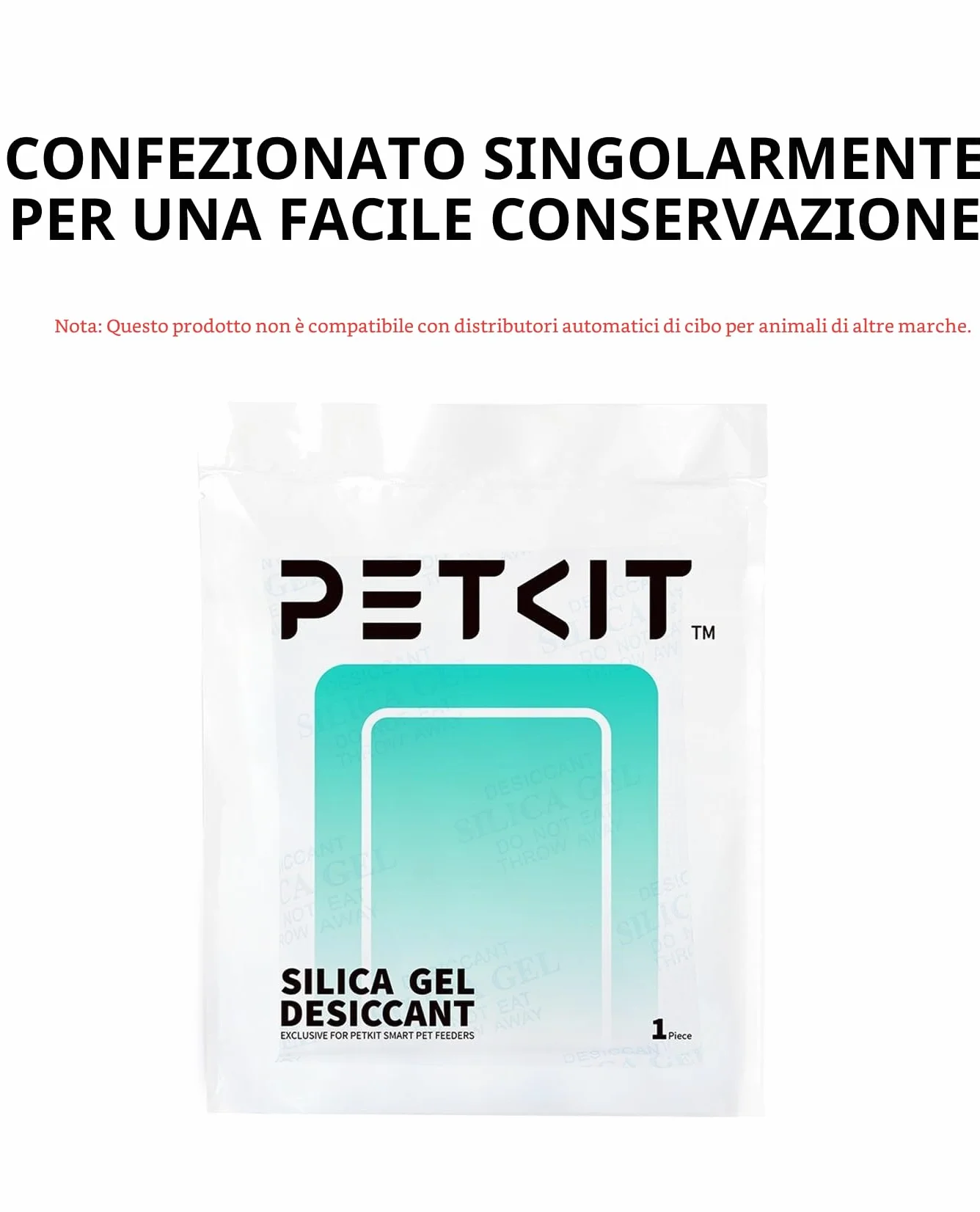 PETKIT - Essiccante di ricambio per alimentatori intelligenti, confezione da 5 pezzi