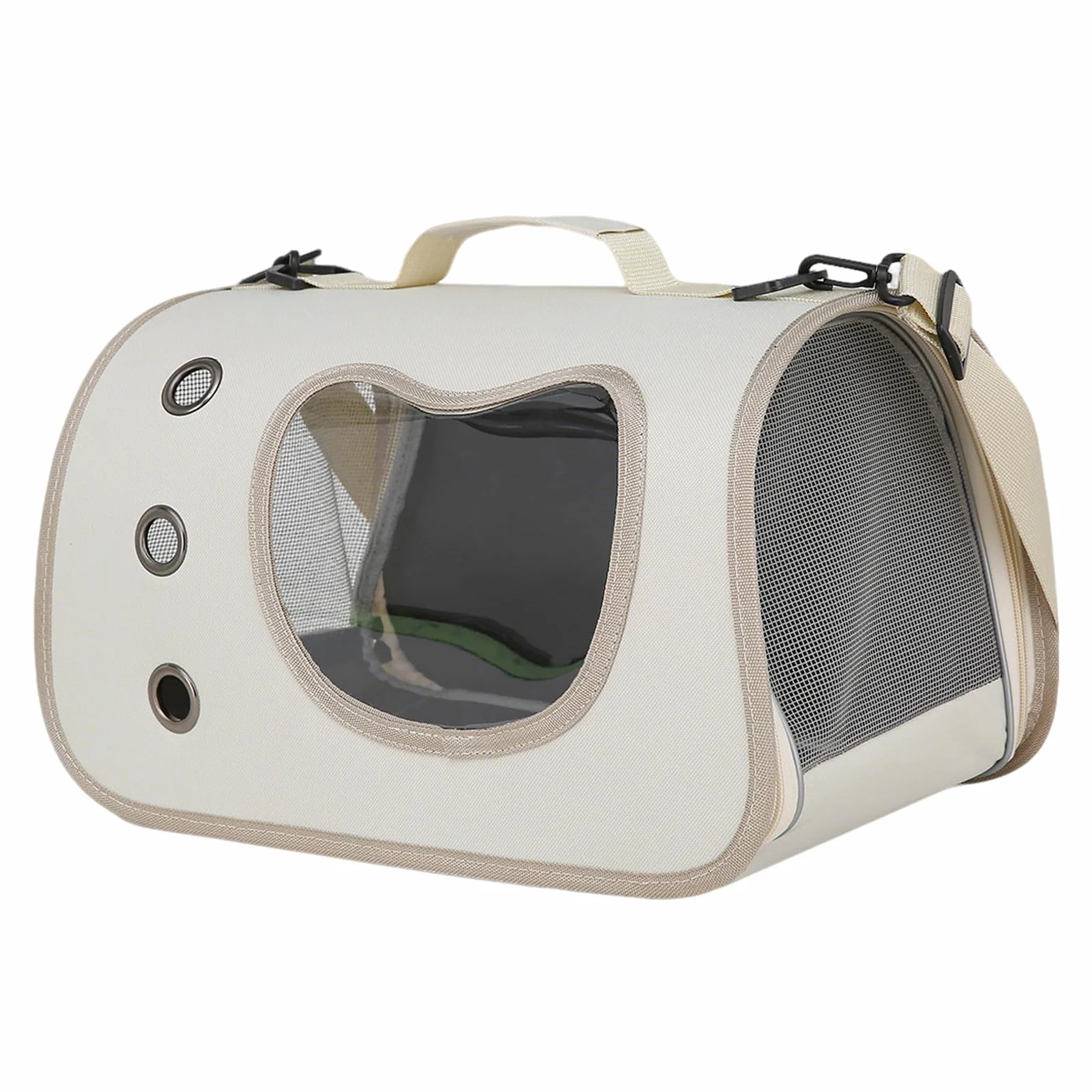 Borsa Trasportino Per Animali Domestici, Regolabile Sicuro Per Gatti, Trasporto Animali Portatile Soluzione per Passeggiate Picnic Campeggio