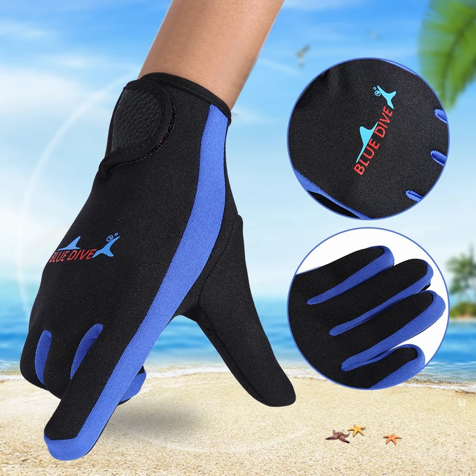 VGEBY Guanti da sub 1Pair Scuba Diving, Neoprene Snorkeling Kayak da surf Guanti da sport acquatici