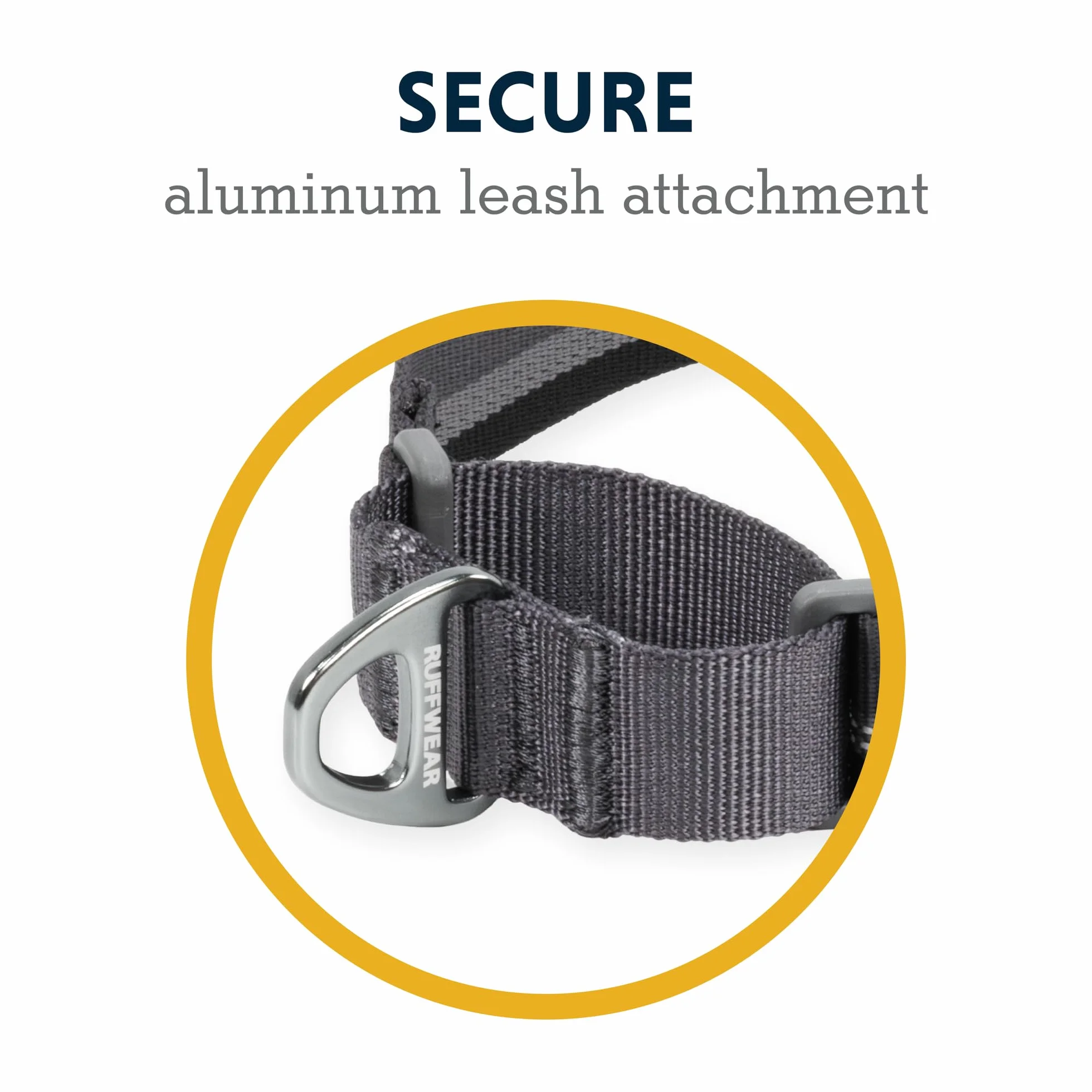 RUFFWEAR Collare di reazione Web, Collare per cani extra piccolo, Collare Martingale regolabile con anello a V in alluminio e rilascio laterale, Comodo collare per, 17"-20" Blue Pool