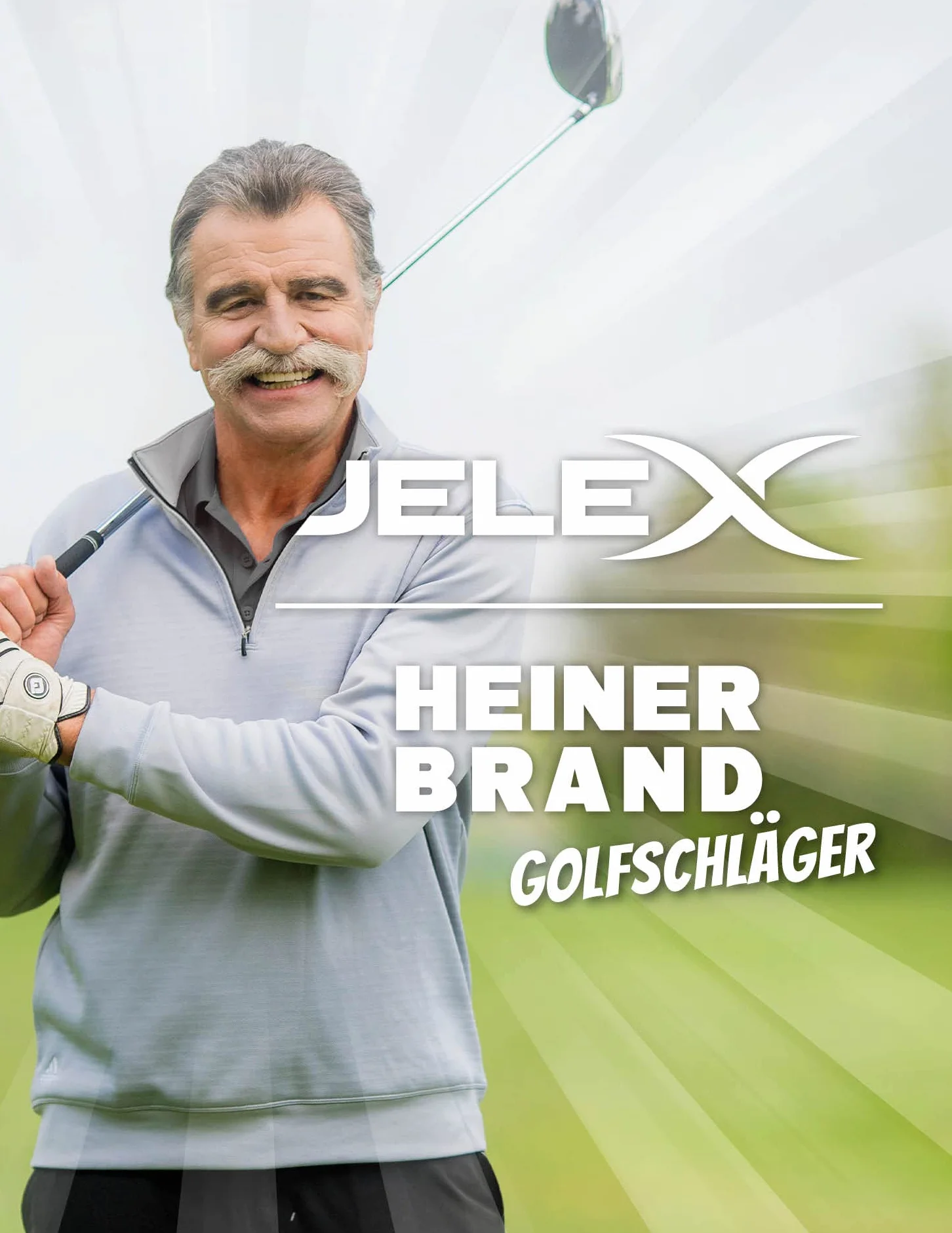 JELEX Golf Driver/Legno Mancini in Acciaio Inox e Alluminio per Mancini, Lunghezza 107-115 cm, Angolo di Lie: 56-58°, Peso: 420 g, con manico ergonomico in gomma facile da pulire e durevole