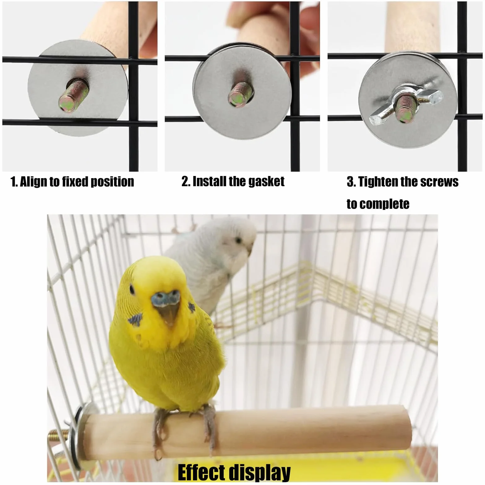 Giocattolo da Masticare per Pappagalli, 5 Pezzi per Uccelli, Cockatiels e Pappagallini