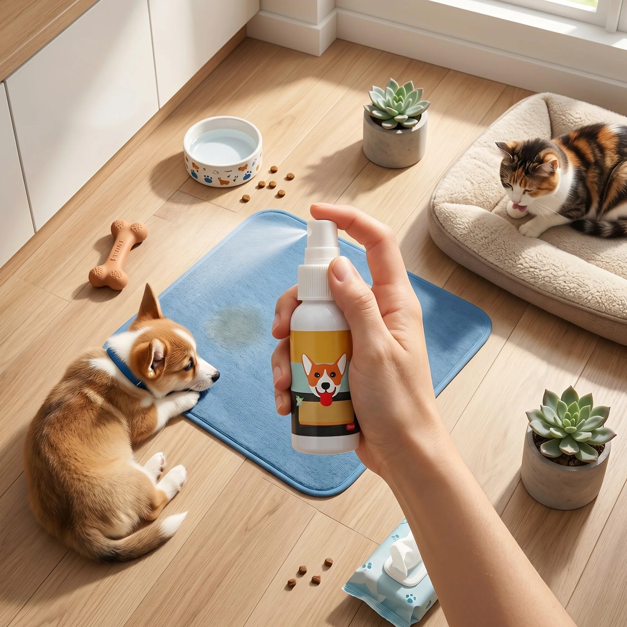 Tnfeeon Spray per Addestramento del Cane, Spray per Attrazione per Cani e Gatti Che Addestrano Il Vasino, Vasino per Animali dal Design Compatto da 30 Ml