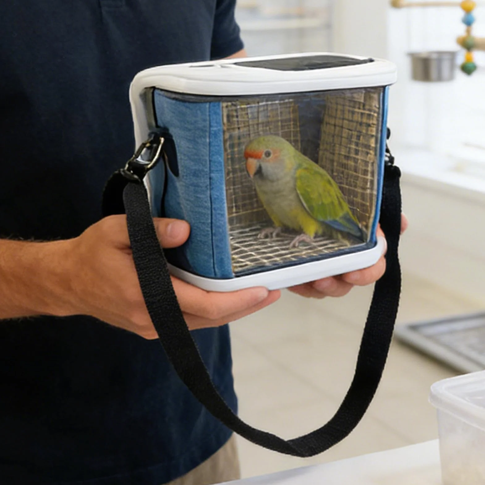 Borsa da viaggio per uccelli, calopsitta, gabbia da viaggio per parrocchetti | per, parrocchetti, visite veterinarie, brevi viaggi a piedi, genitori, amanti degli animali, addestratori, volontari