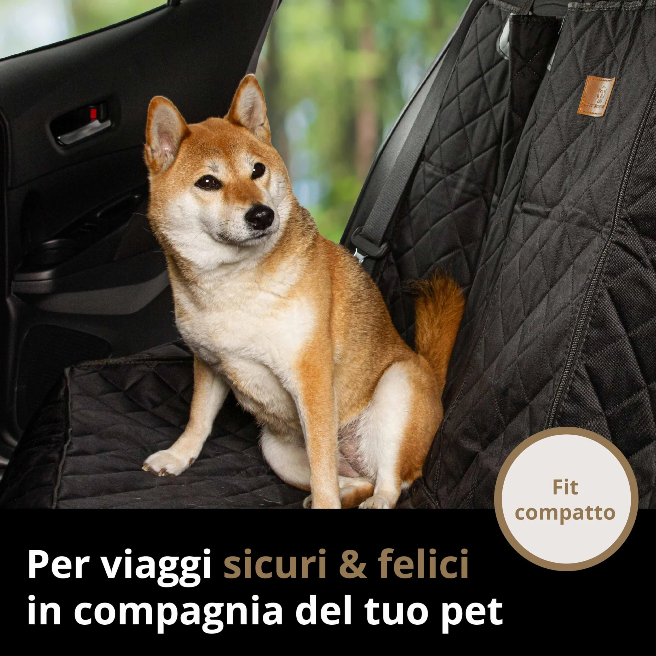 Coprisedile Auto per Cani Impermeabile Antiscivolo Antigraffio 122 cm 56 x 45 x 122 cm