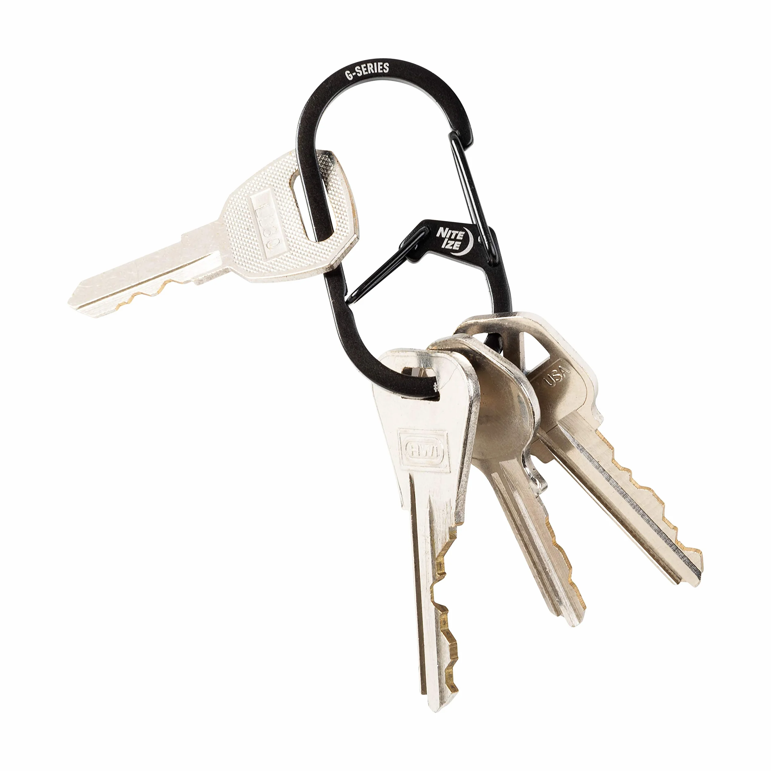 Nite Ize G Series Dual Chamber Carabiner Silver 3