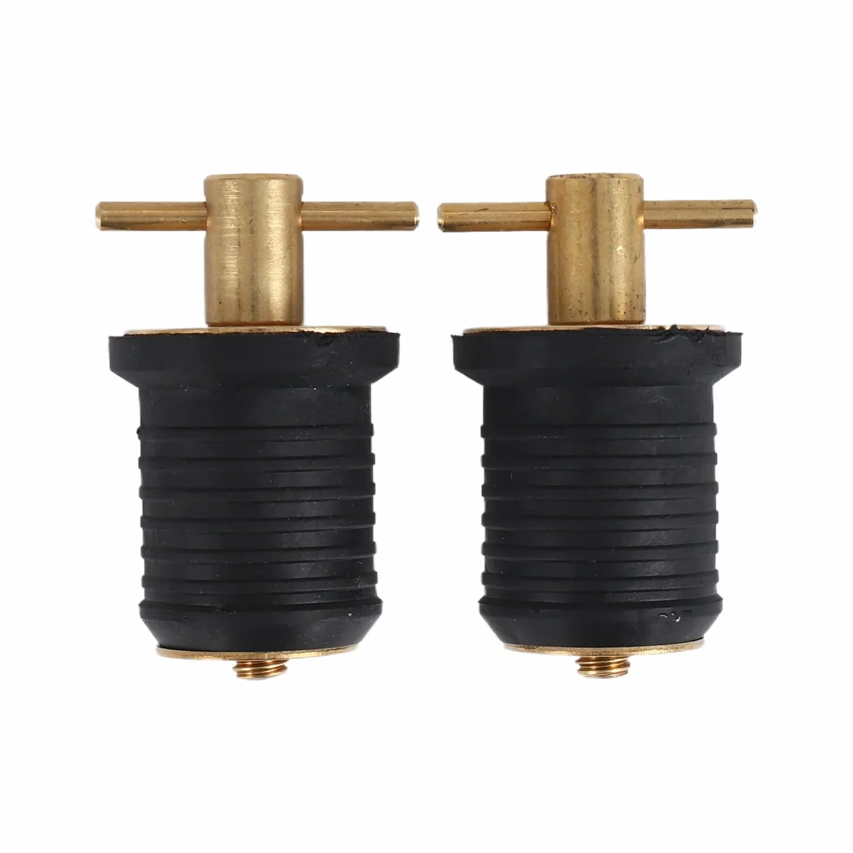 2 Pezzi Tappo di Scarico con Impugnatura Un T Tappi di Scarico per Barche Marine Twist-Turn Tappi nel Gomma con Manico nel Accessori per Barche
