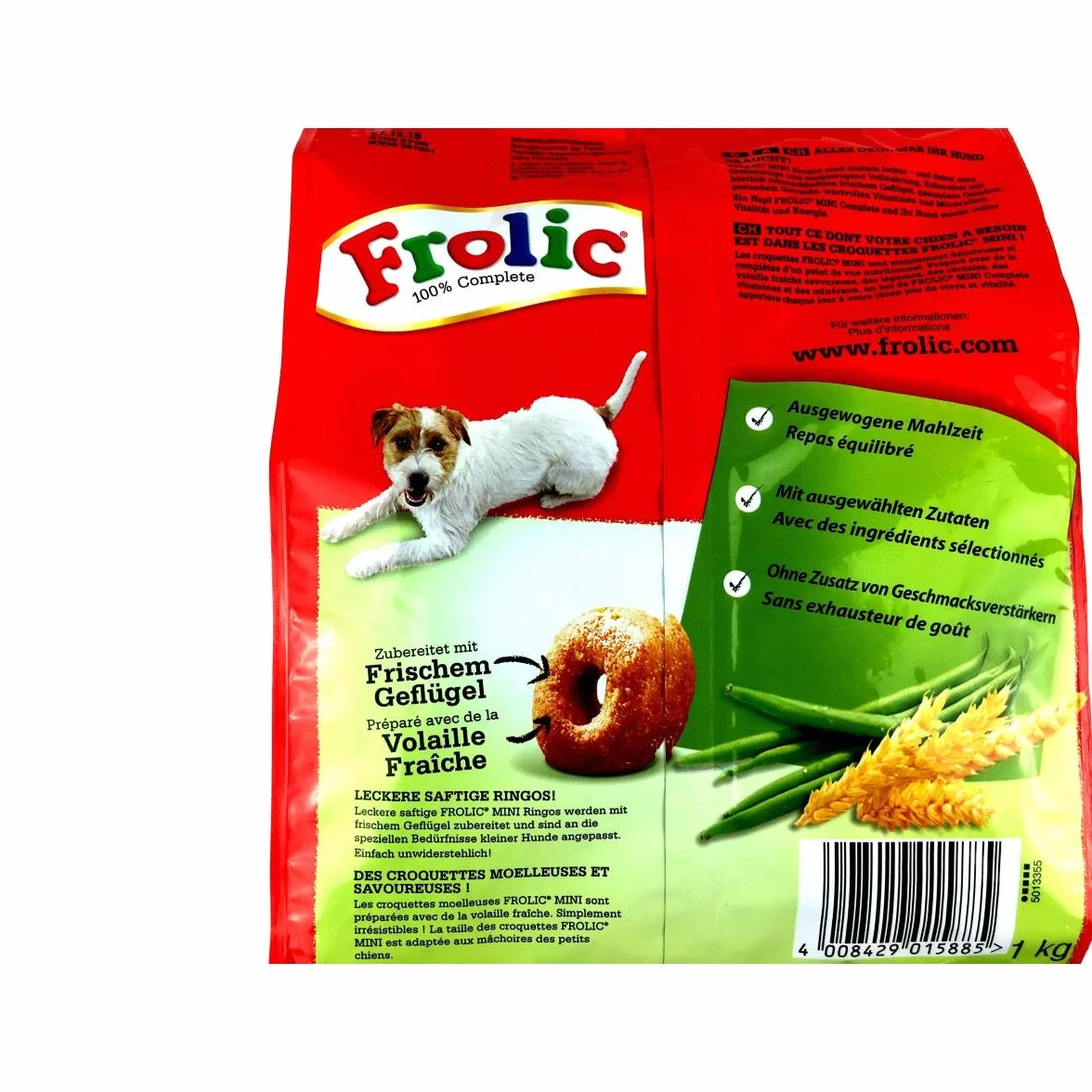Frolic Complete Mini mit Gefluegel, Gemuese und Getreide 1kg