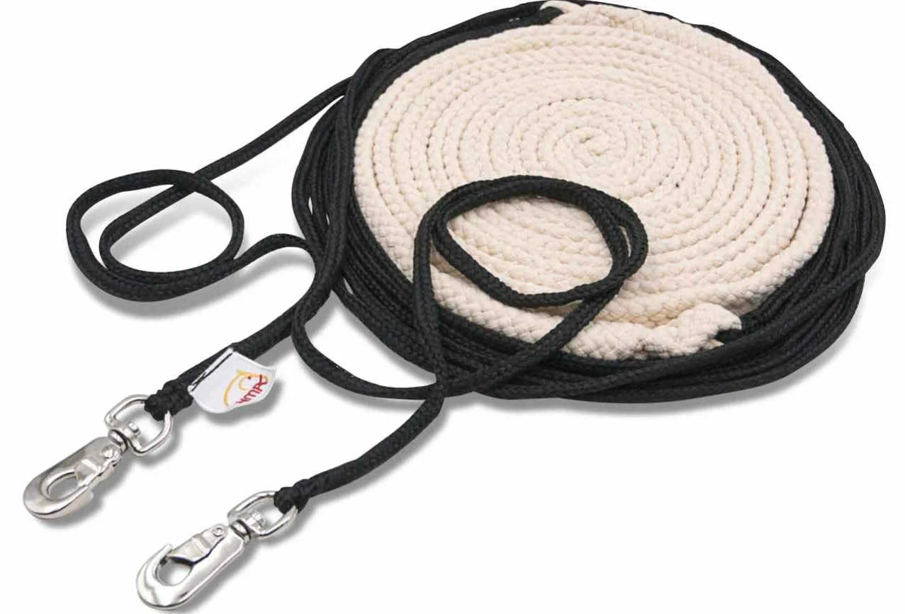 Doppia Longe 16 meter con 2 moschettone + polipropilene | Longia | Longe