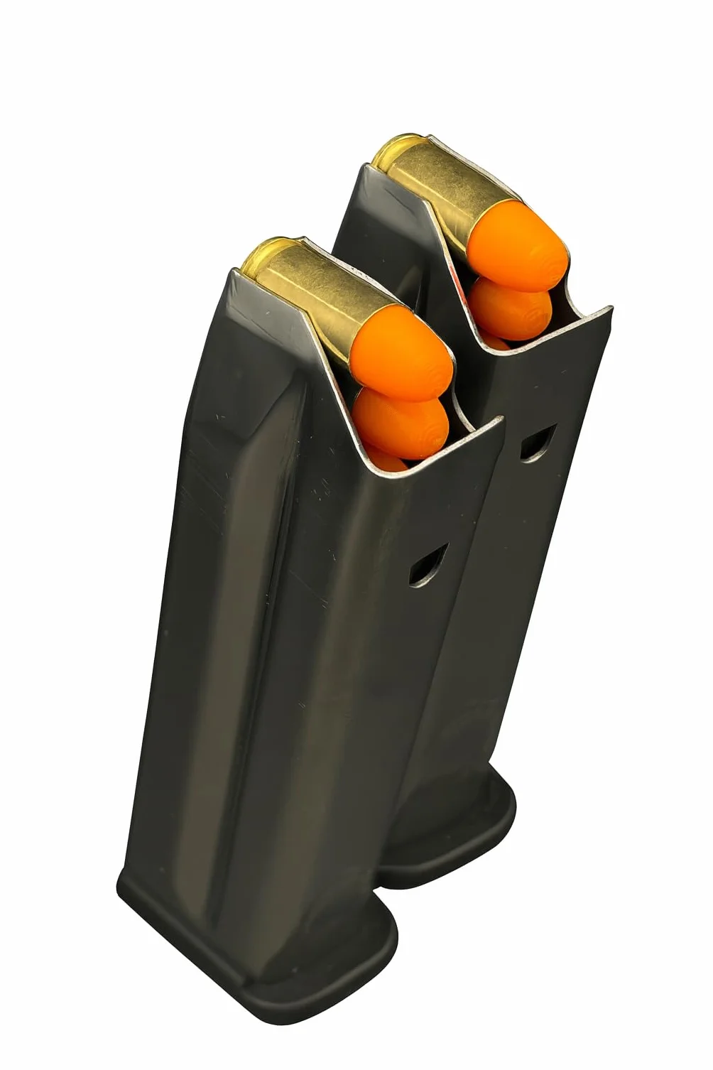 Ciuccio rotondo in ottone 9 mm con tappo a scatto per armi da fuoco a secco munizioni allenamento Made in USA confezione da 5