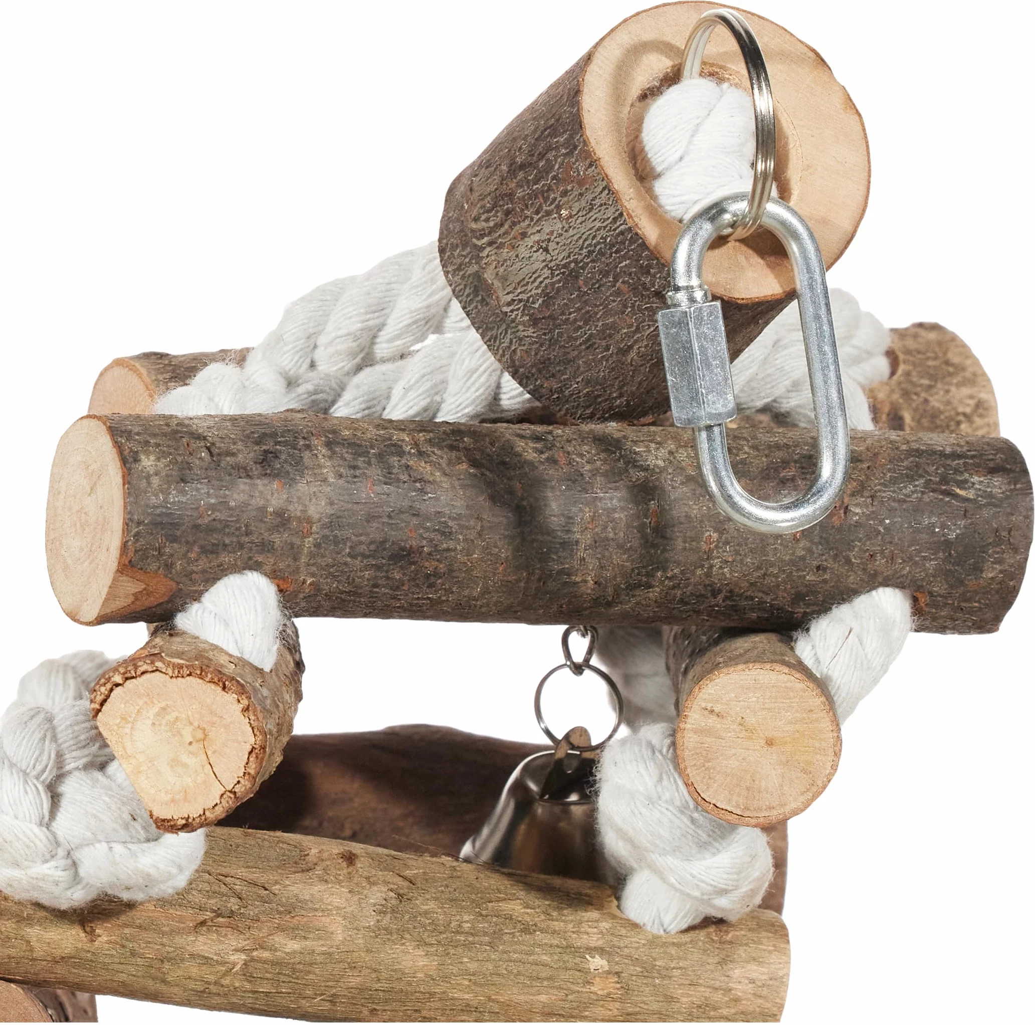 TRIXIE Torre con Corde Ambiente Naturale per Uccelli 34 cm