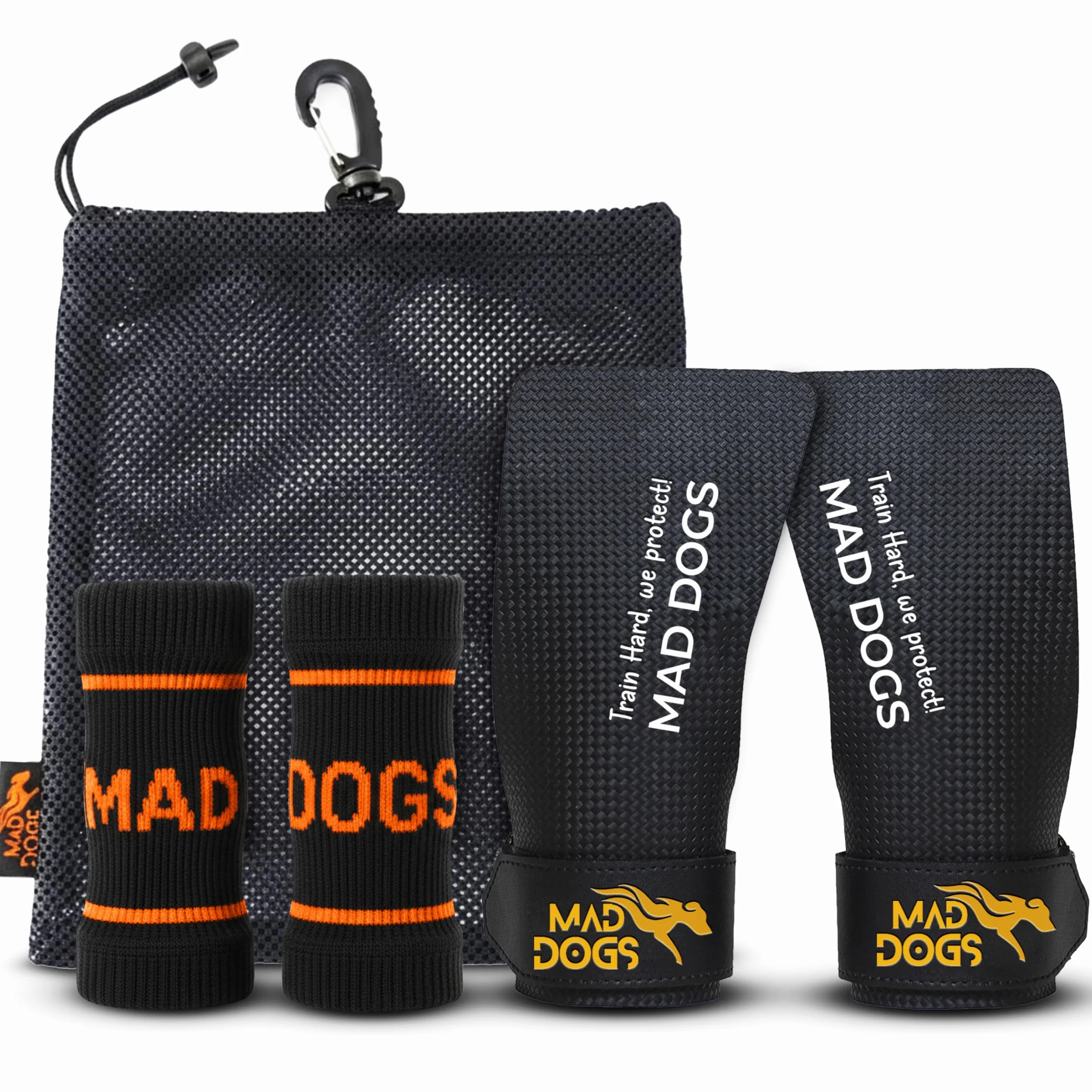 MAD DOGS Boxer Strada per Crossfit e Cross Training, Hand Grips con cuscino, protezione e comfort, design senza fori, unisex
