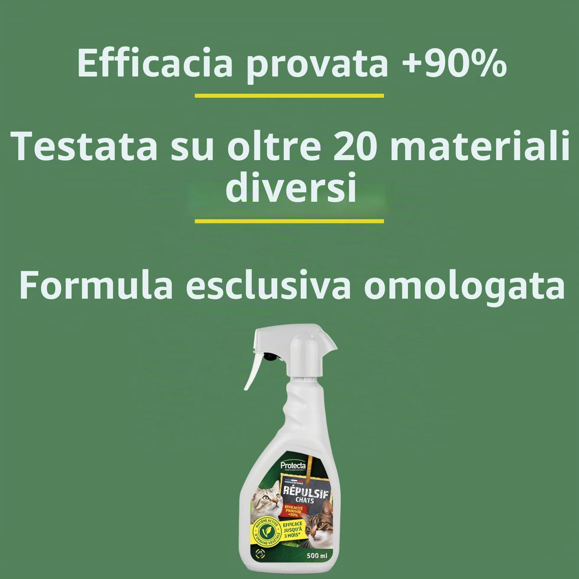 Repellente per gatti interni ed esterni, spray anti-graffio e marcatura urinaria, 500 ml, protezione efficace per mobili e giardini