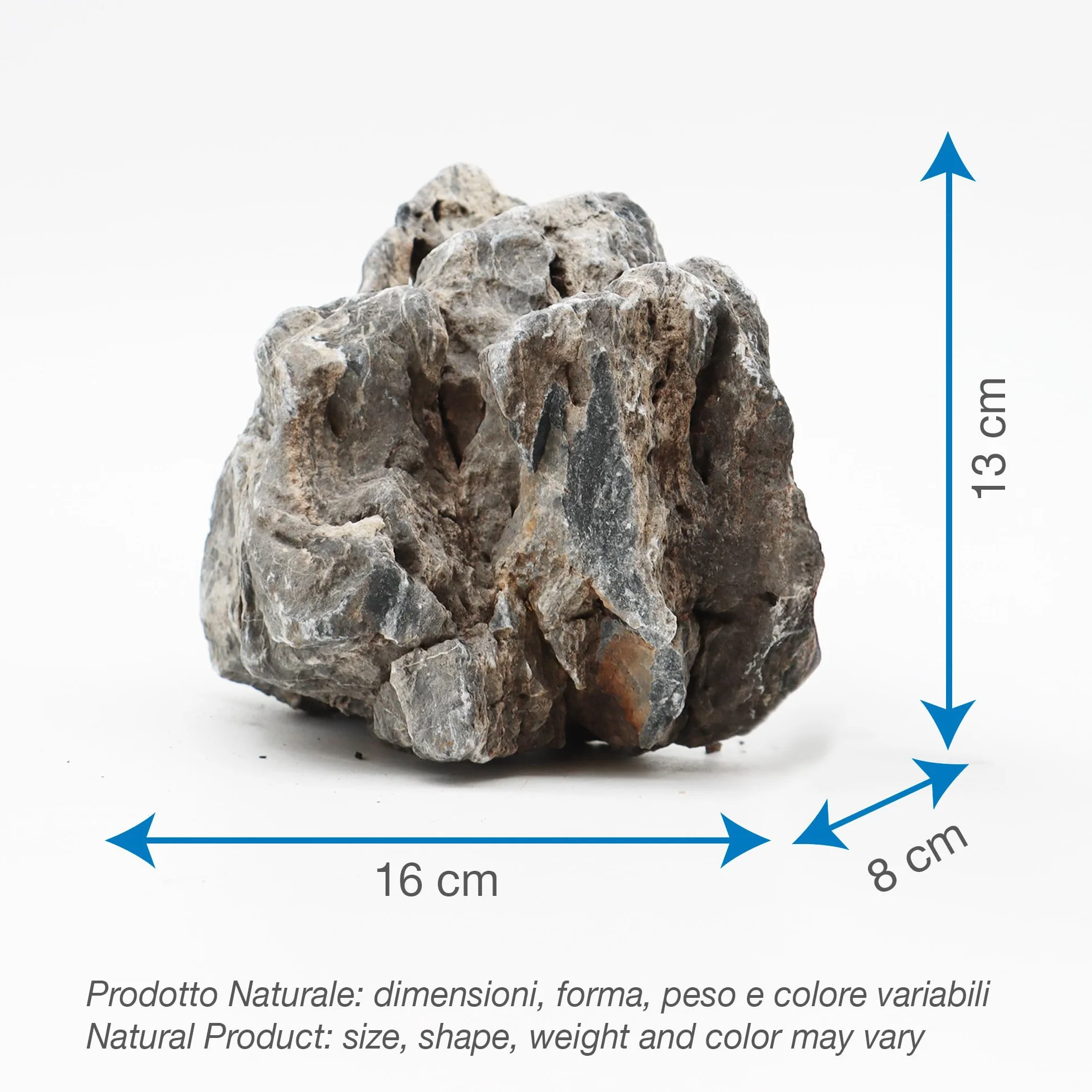 Amtra - Roccia Dragon Stone, decorazione per acquario, naturale, calcarea, 1 KG