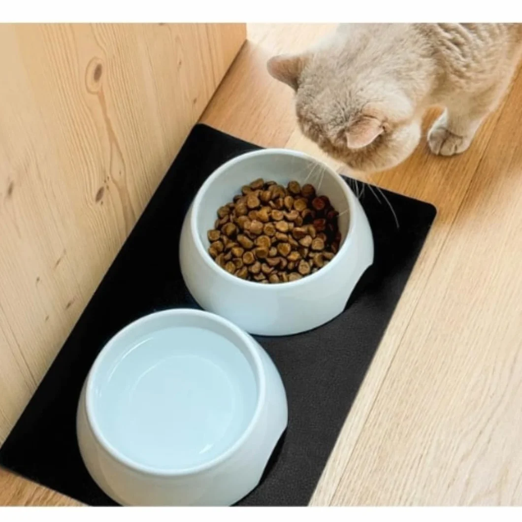PARENCE.- tappetino antiscivolo per cane e gatto - tappetino protettivo 30x40 cm per cibo e acqua - impermeabile, facile da pulire, ideale per pavimenti puliti e asciutti