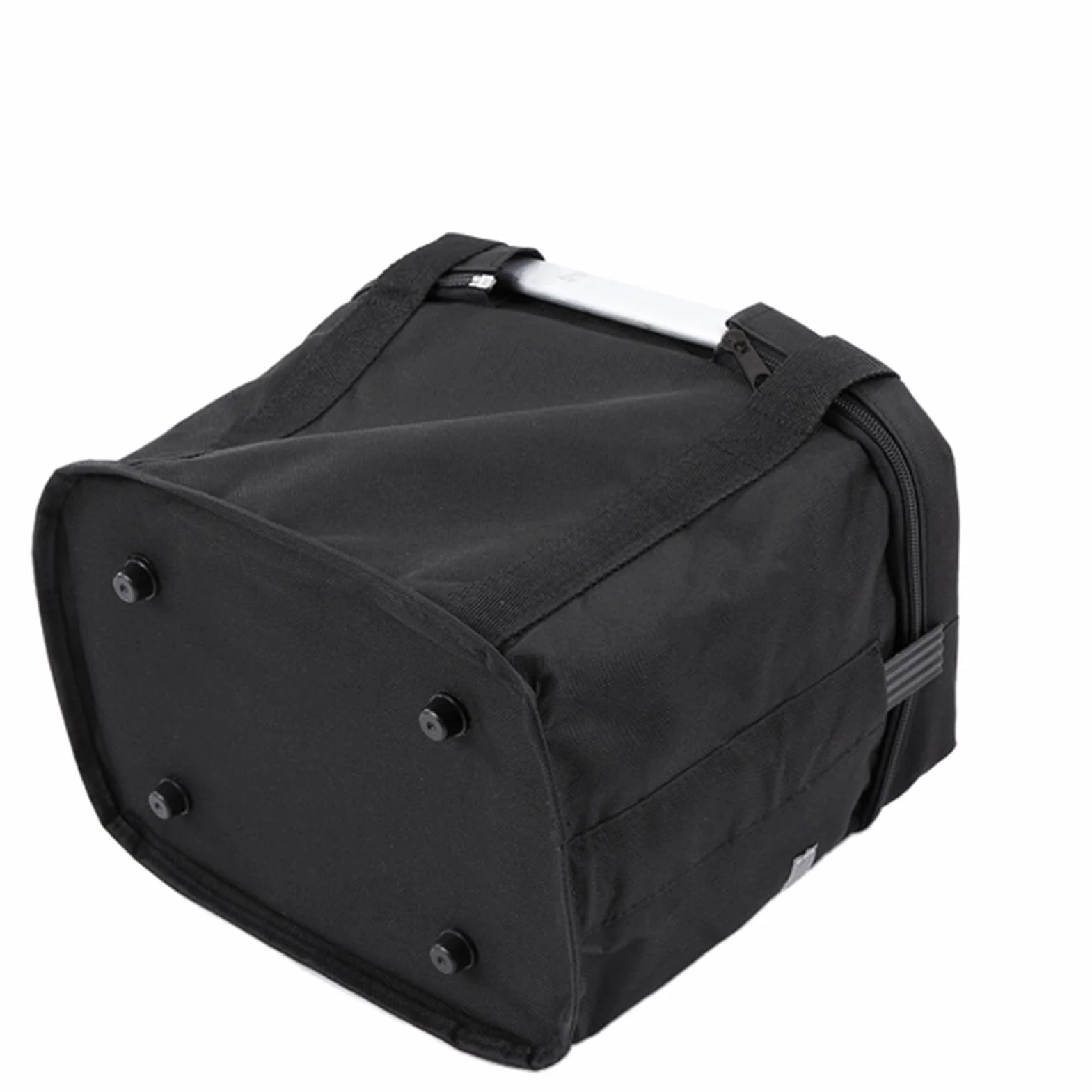 Cestino per Bici, Cestino Anteriore Bici Staccabile con Adattatore Manubrio, Cestino Multiuso da Bicicletta per Cani, Gatto, Ciclismo, Picnic, Shopping (Nero)