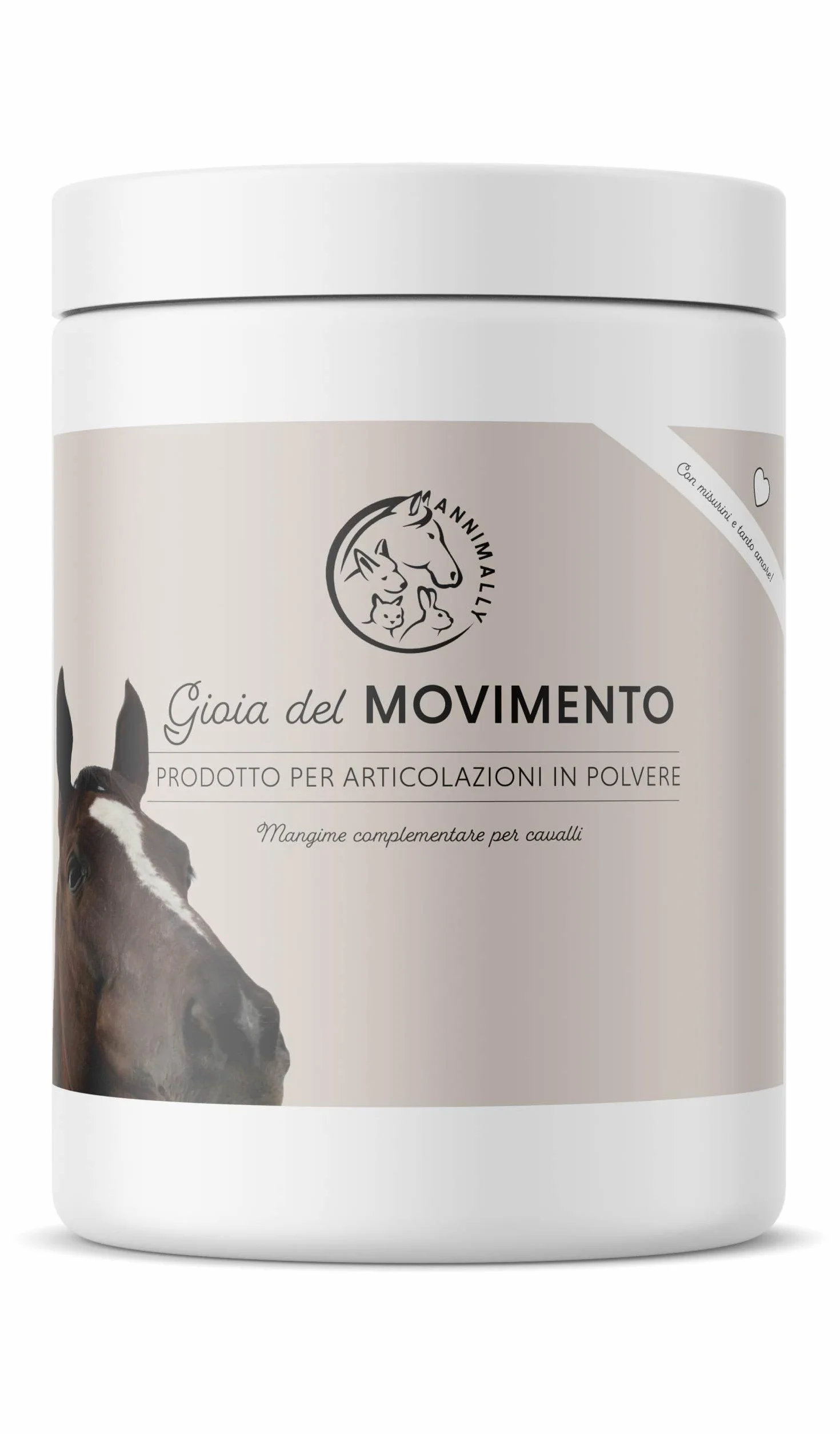 Polvere per le articolazioni dei cavalli 850g con artiglio del diavolo cavallo, MSM cavallo (Zolfo), Glucosamina e Condroitina - Msm integratore cavalli per il Rafforzamento delle Articolazi