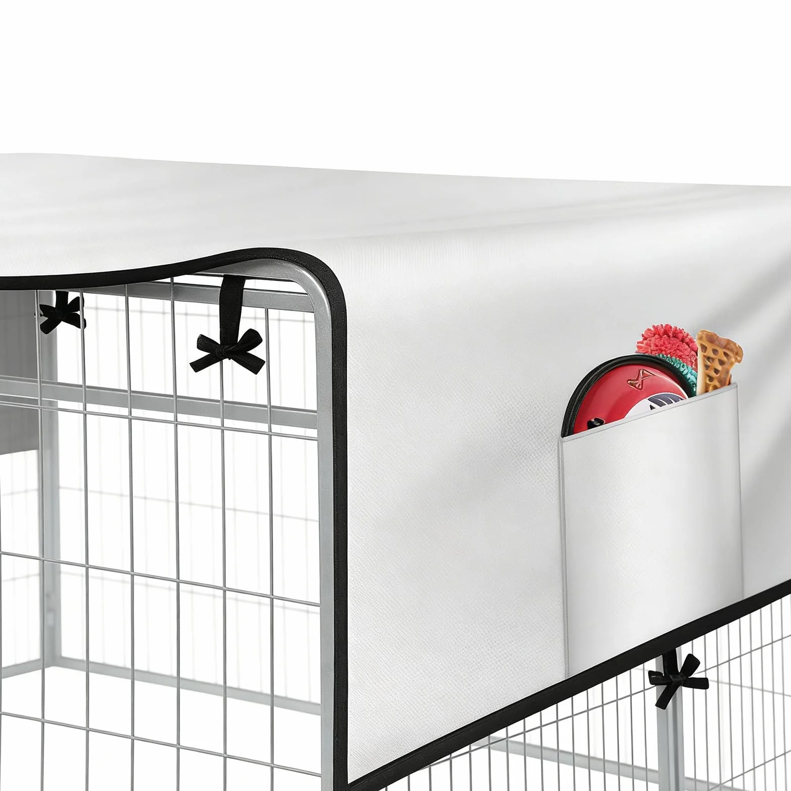 Copertura per cuccia per cani Oxford 210D impermeabile parasole UV antipolvere per recinzione privacy patio campeggio