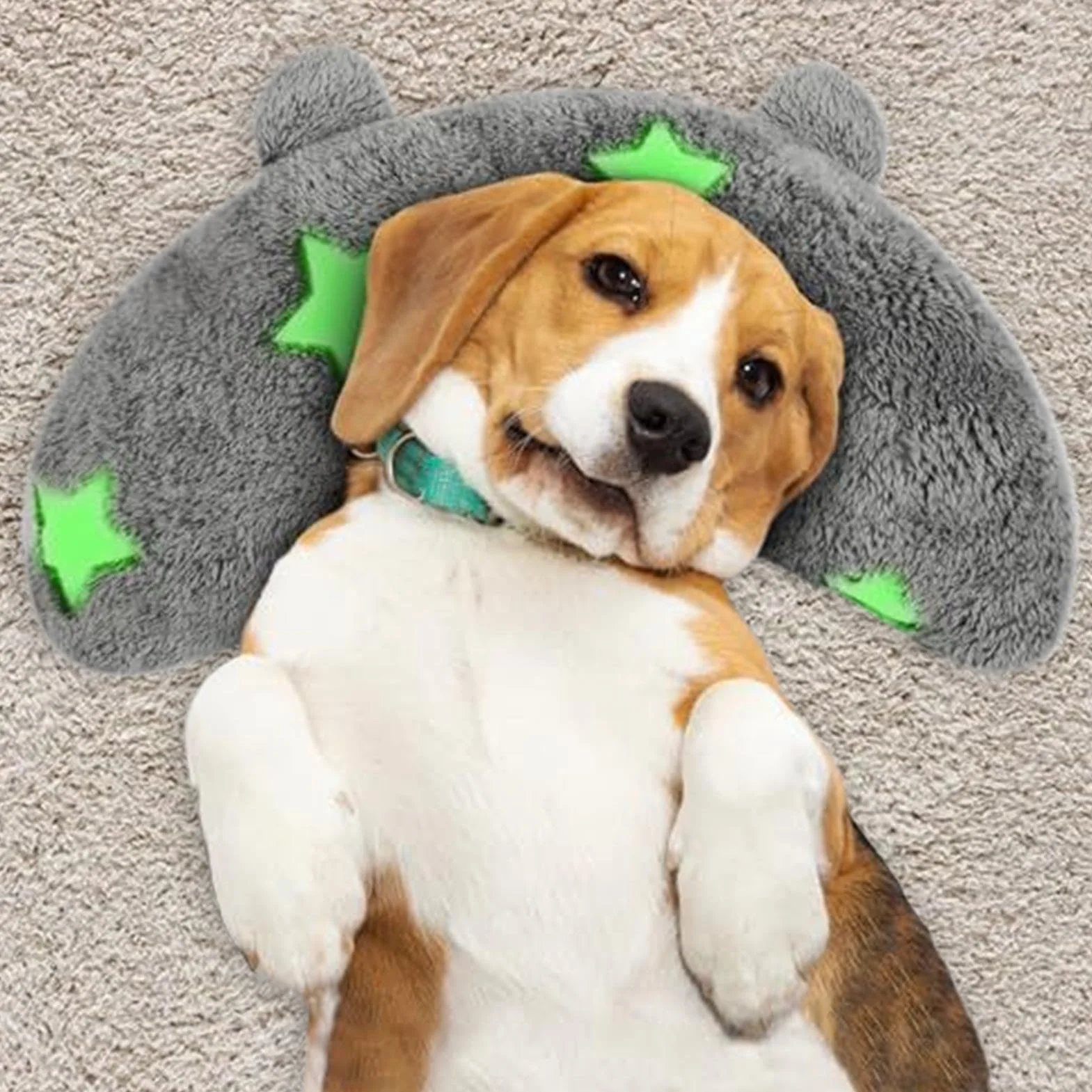 Cuscino cervicale per gatti, cuscino mezza ciambella per cani, cuscino per dormire per il collo del gatto | comodo cuscino cervicale per cani, giocattolo rilassante lavabile e lucido per cani e gatti
