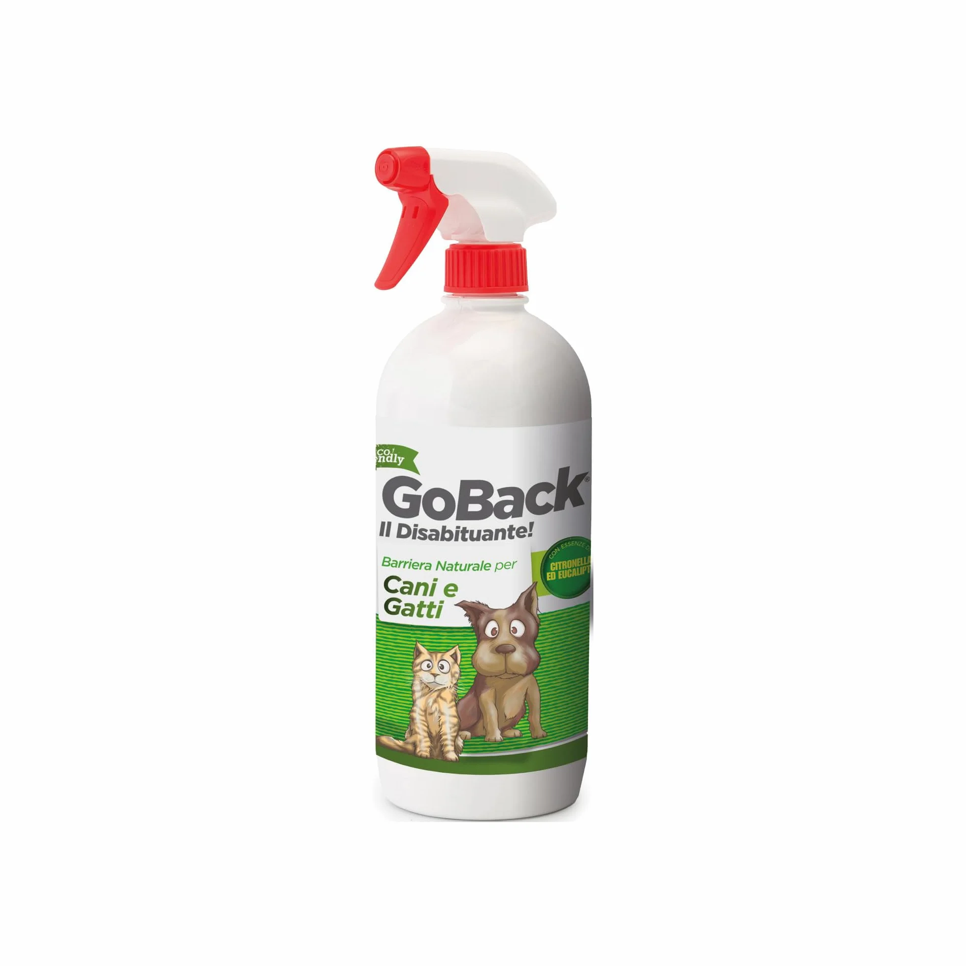 GoBack disabituante naturale Cani e Gatti Citronella ed Eucalipto 750ml