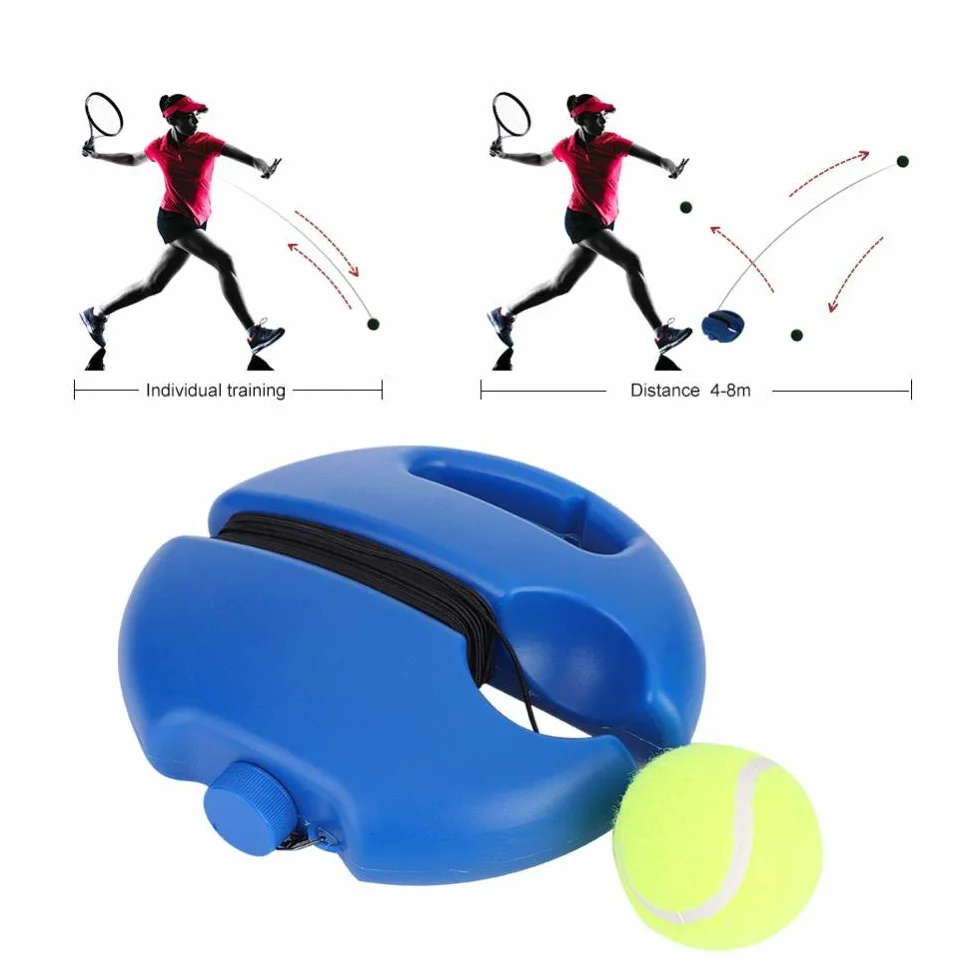Keenso Allenatore palline tennis strumento allenamento rimbalzo base autodidatta
