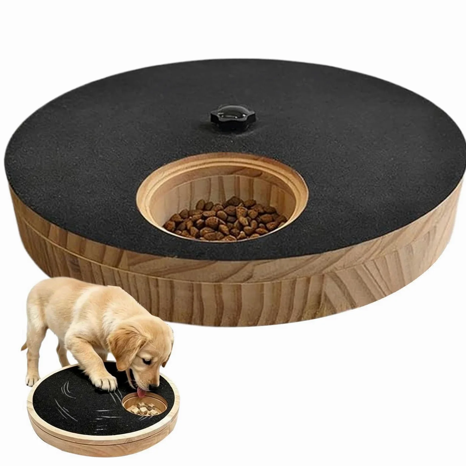 Tavoletta Gratta Unghie Con Cani limatura unghie cuccioli con vano snack | Tavoletta Per Unghie Del Cane per addestramento antinoia protezione mobili interno esterno casa