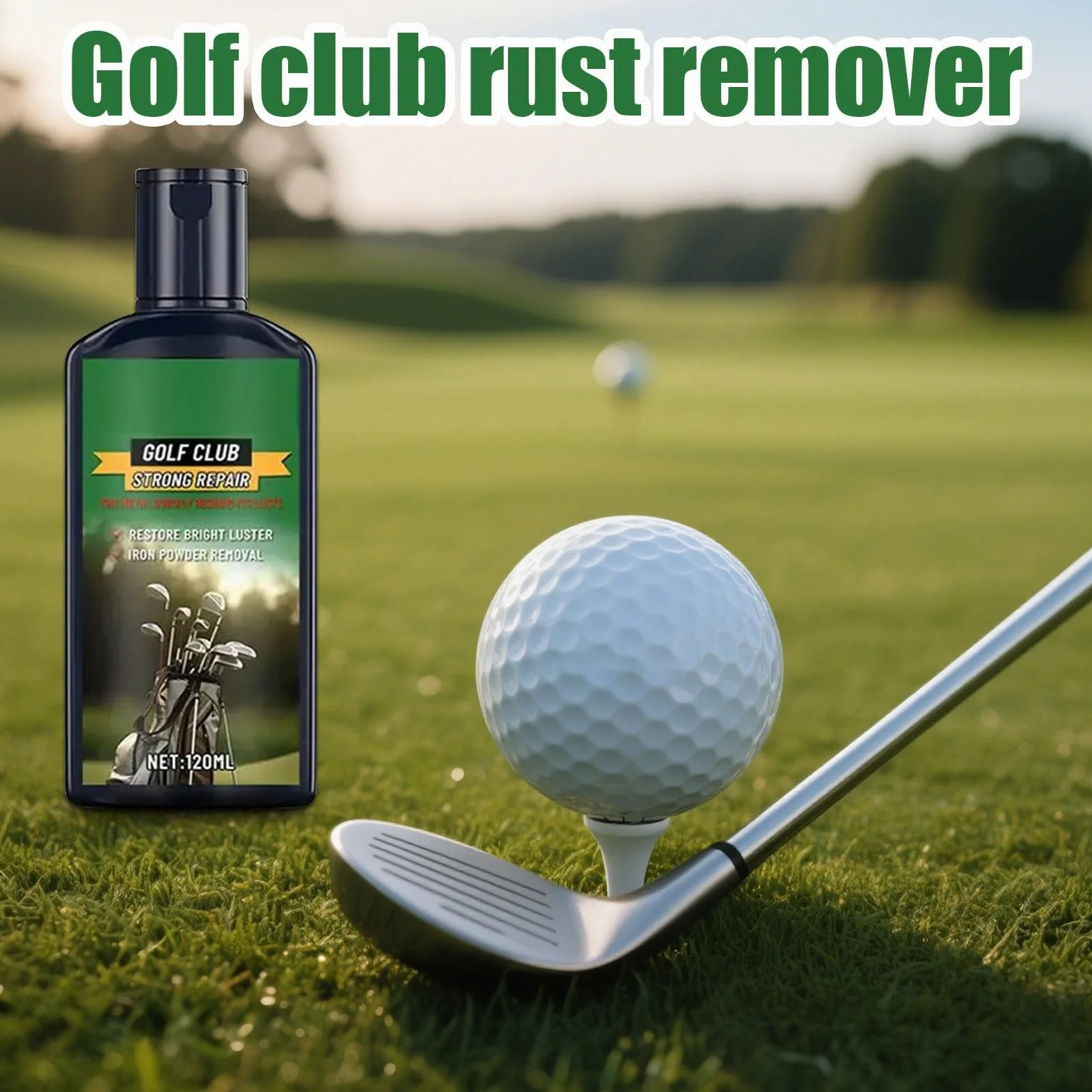 Golf Iron Cleaner 120 ml con Spugna per Lucidare Metallo e Alluminio